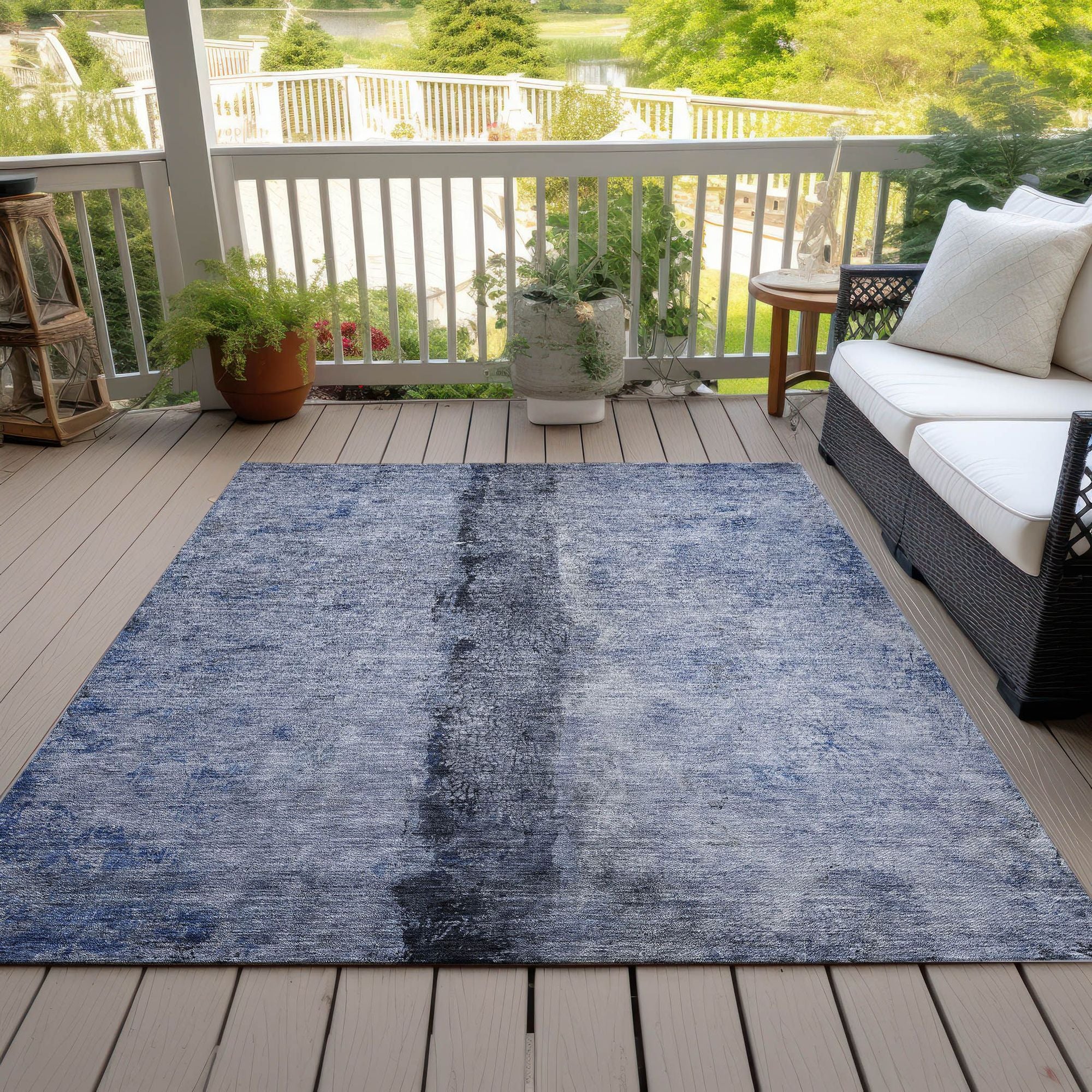 Machine Made ACN605 Denim Blue Rugs #color_denim blue