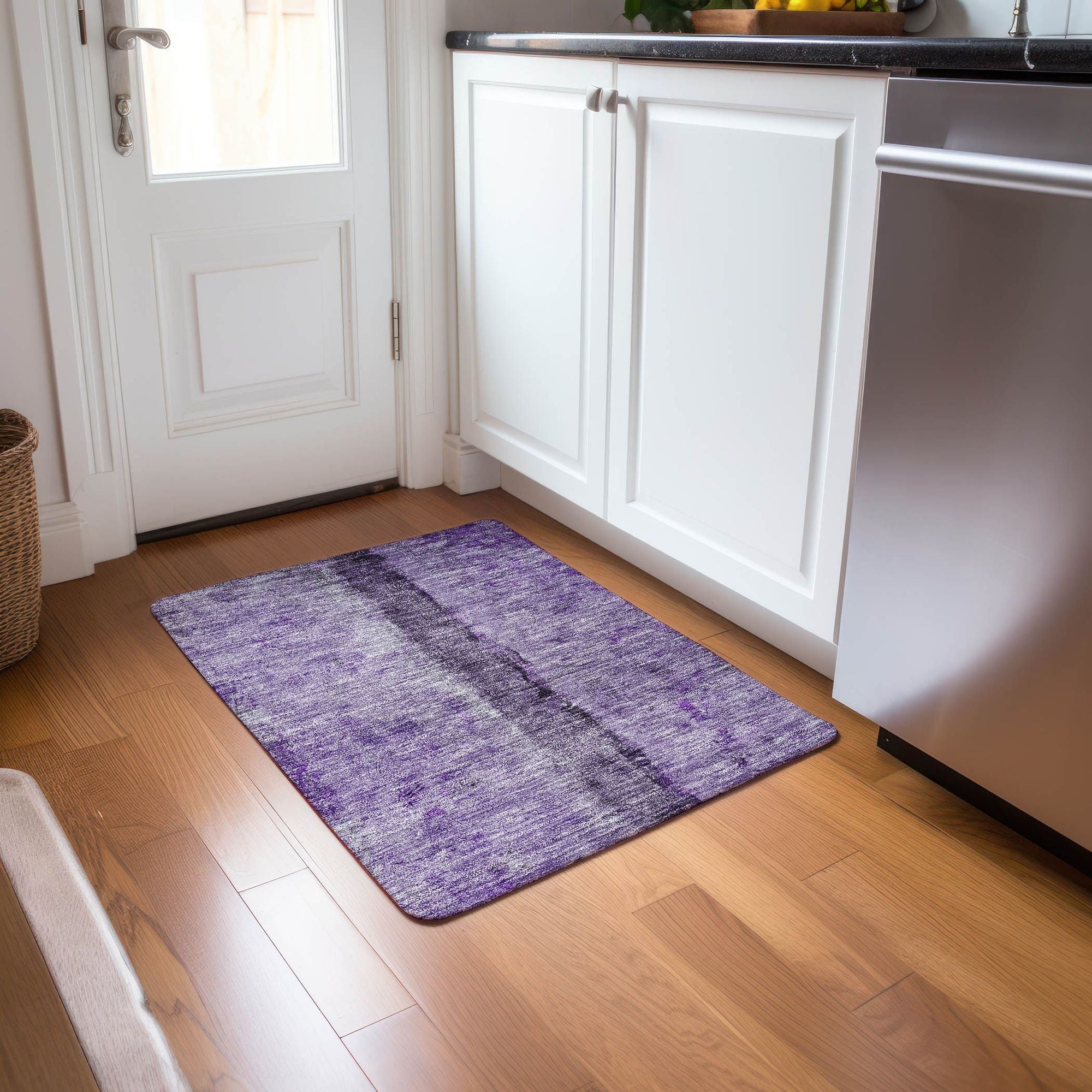 Machine Made ACN605 Purple  Rugs #color_purple 