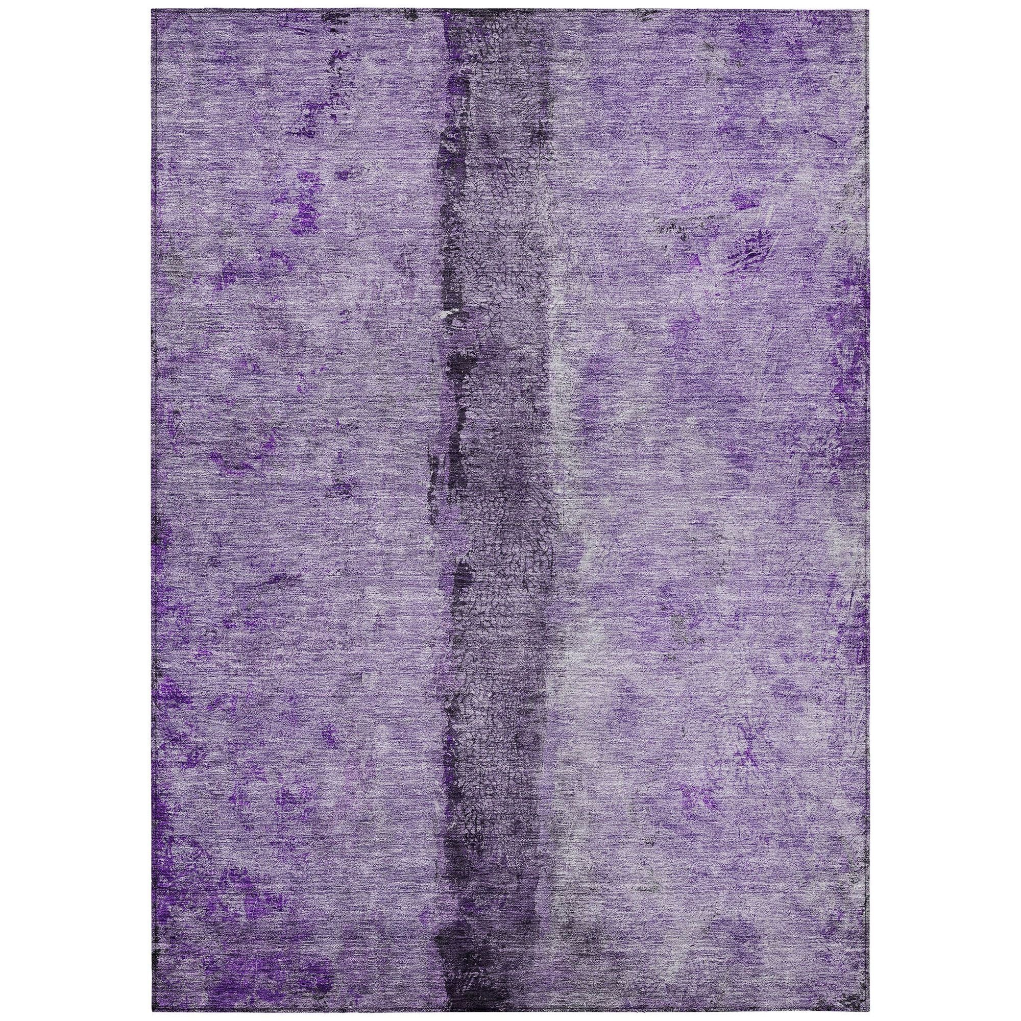 Machine Made ACN605 Purple  Rugs #color_purple 