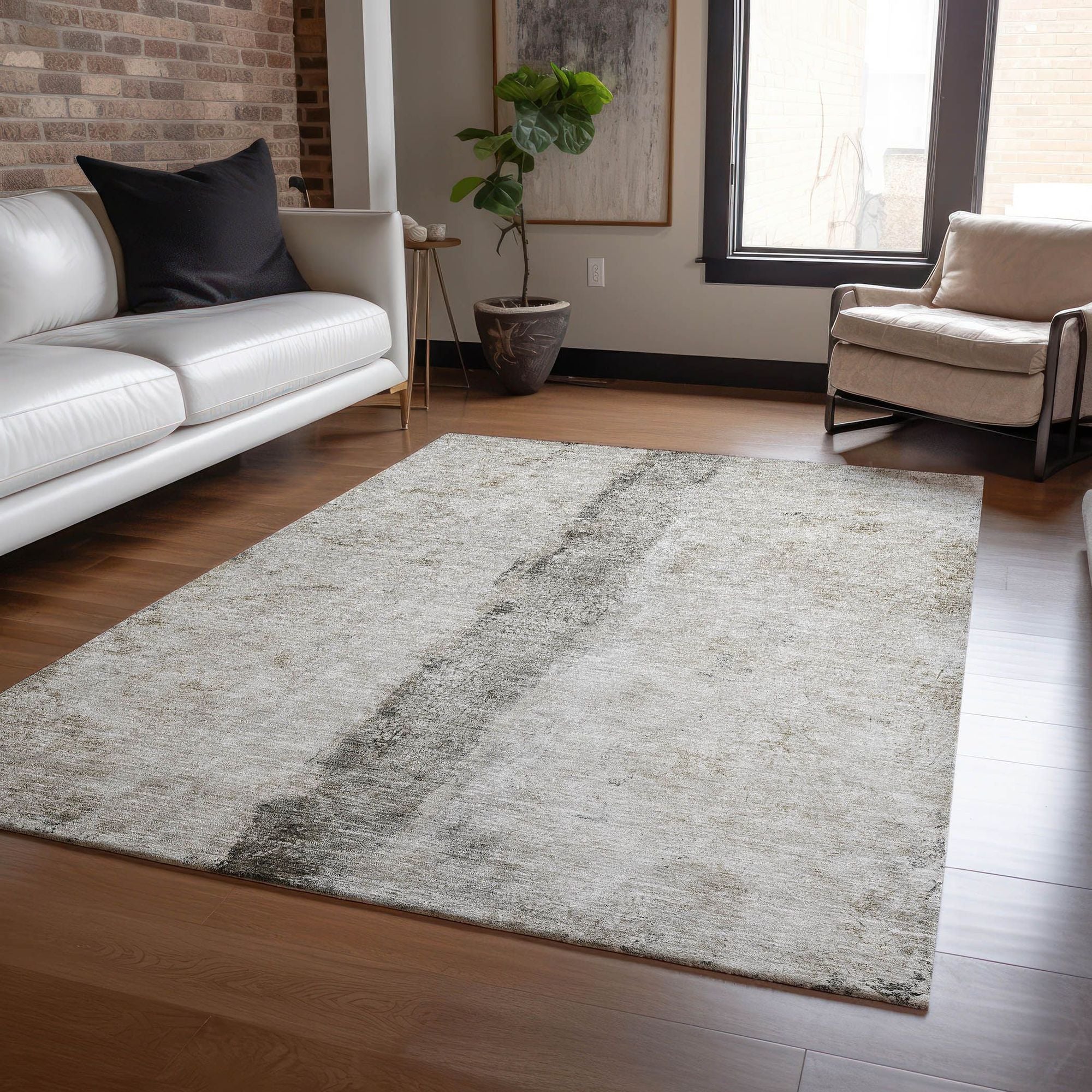 Machine Made ACN605 Taupe Brown Rugs #color_taupe brown