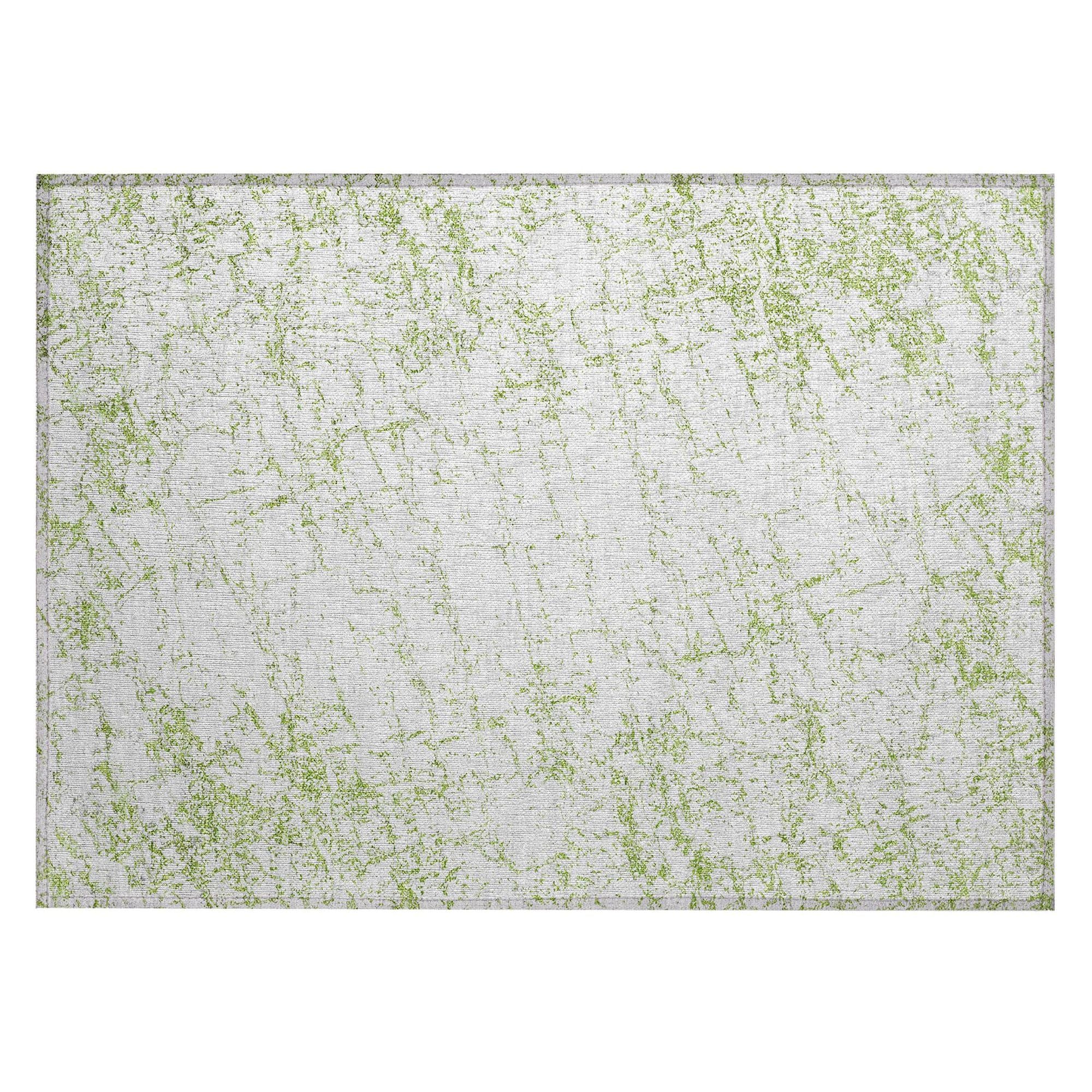 Machine Made ACN606 Green  Rugs #color_green 