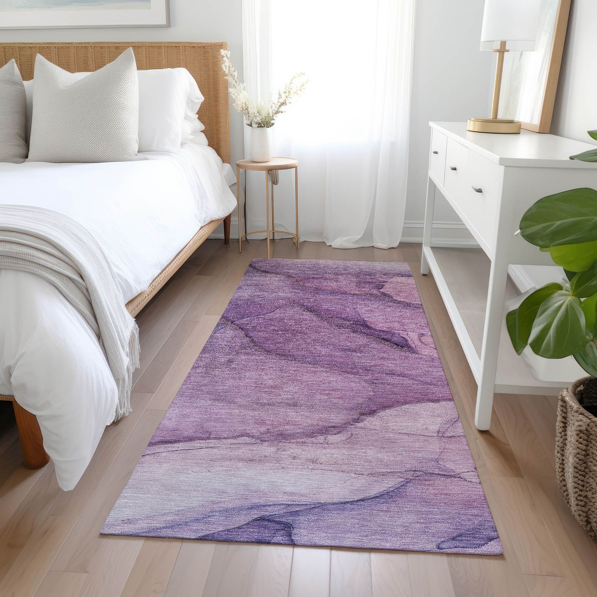 Machine Made ACN607 Purple  Rugs #color_purple 