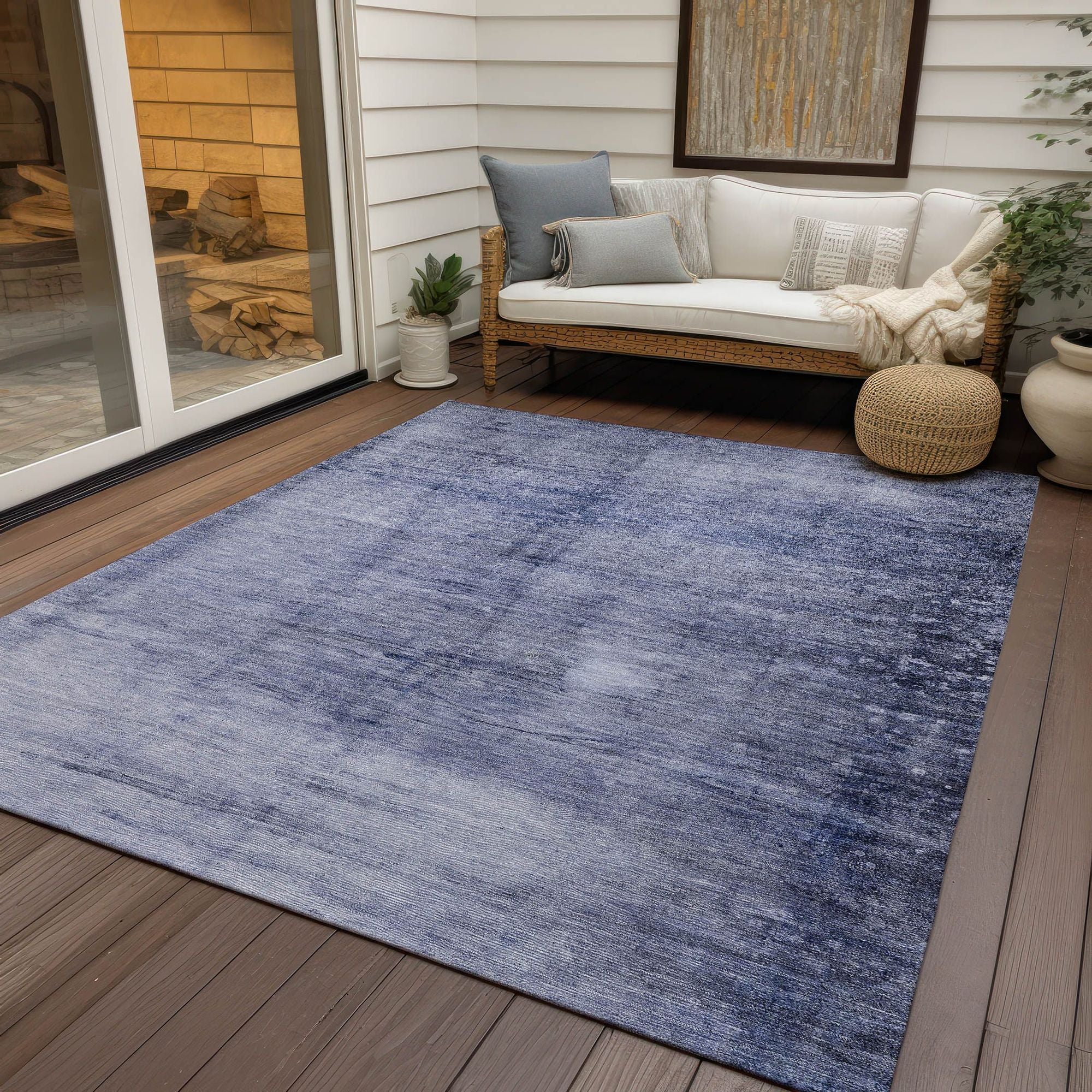 Machine Made ACN608 Navy Blue Rugs #color_navy blue