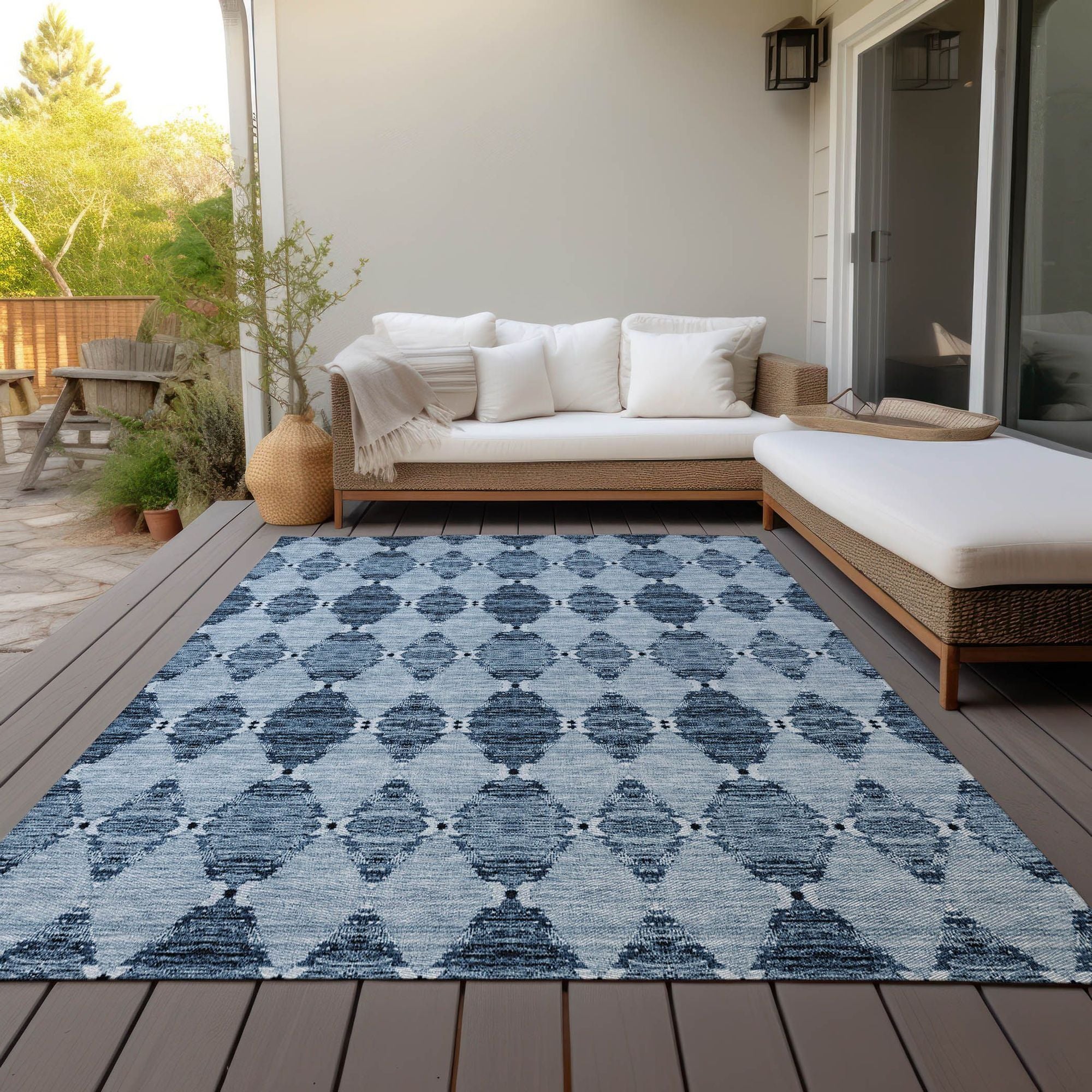 Machine Made ACN610 Blue  Rugs #color_blue 