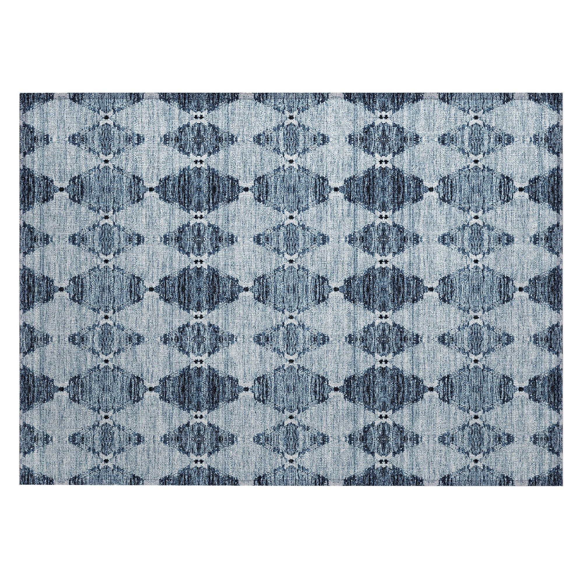 Machine Made ACN610 Blue  Rugs #color_blue 