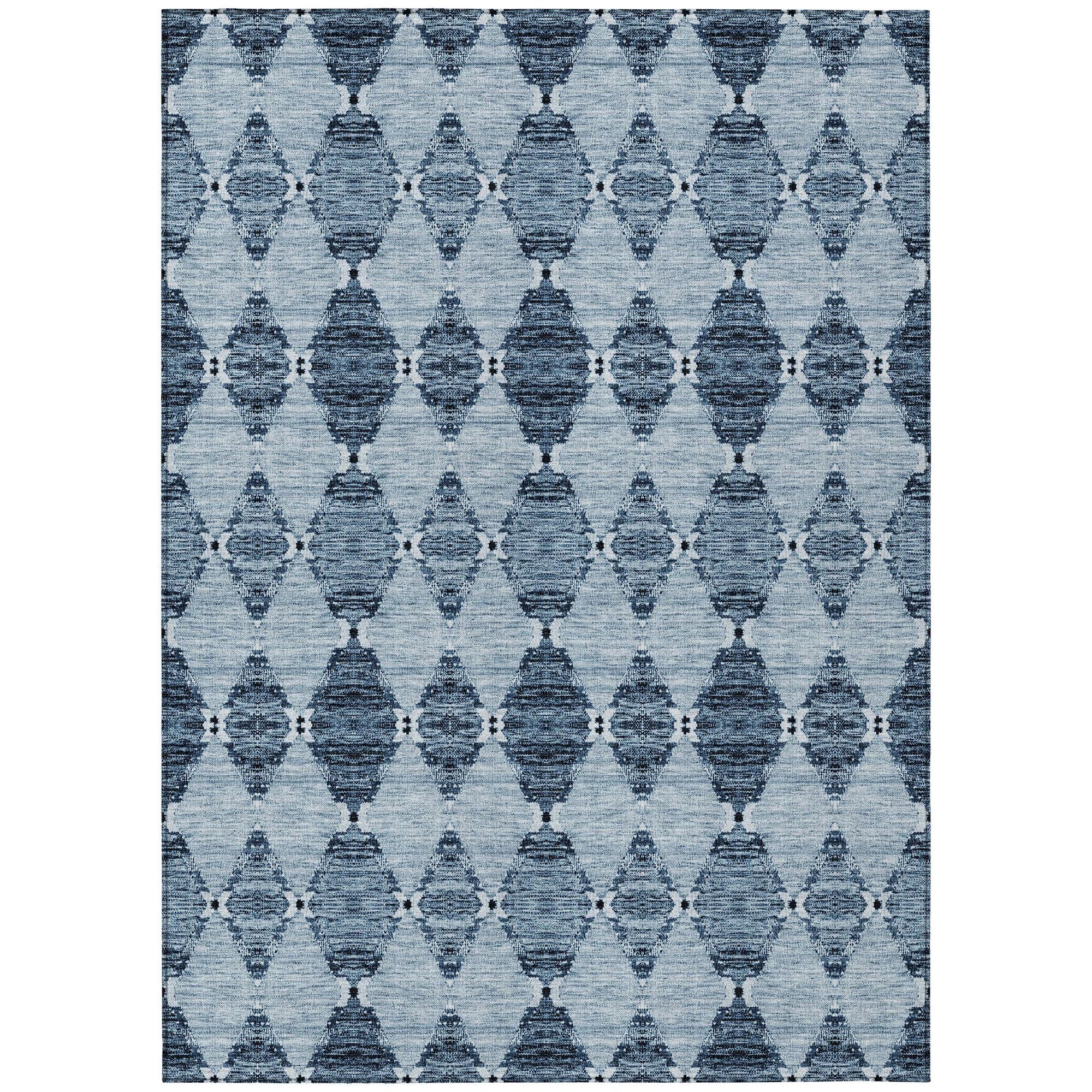 Machine Made ACN610 Blue  Rugs #color_blue 