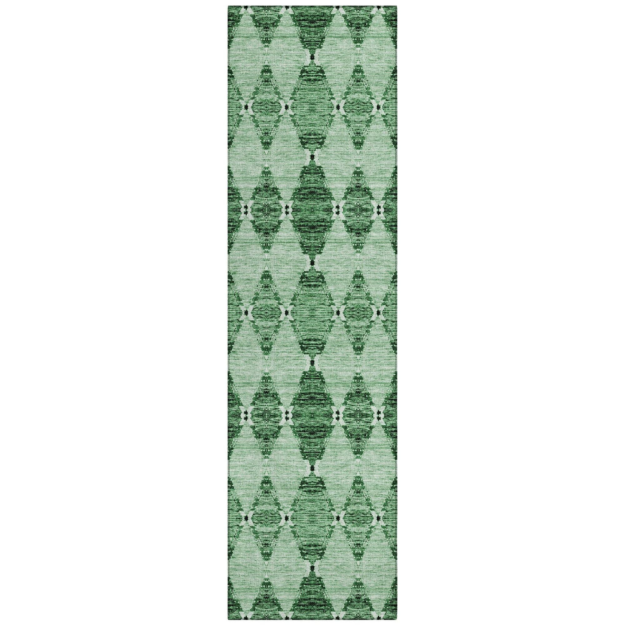 Machine Made ACN610 Emerald Green Rugs #color_emerald green