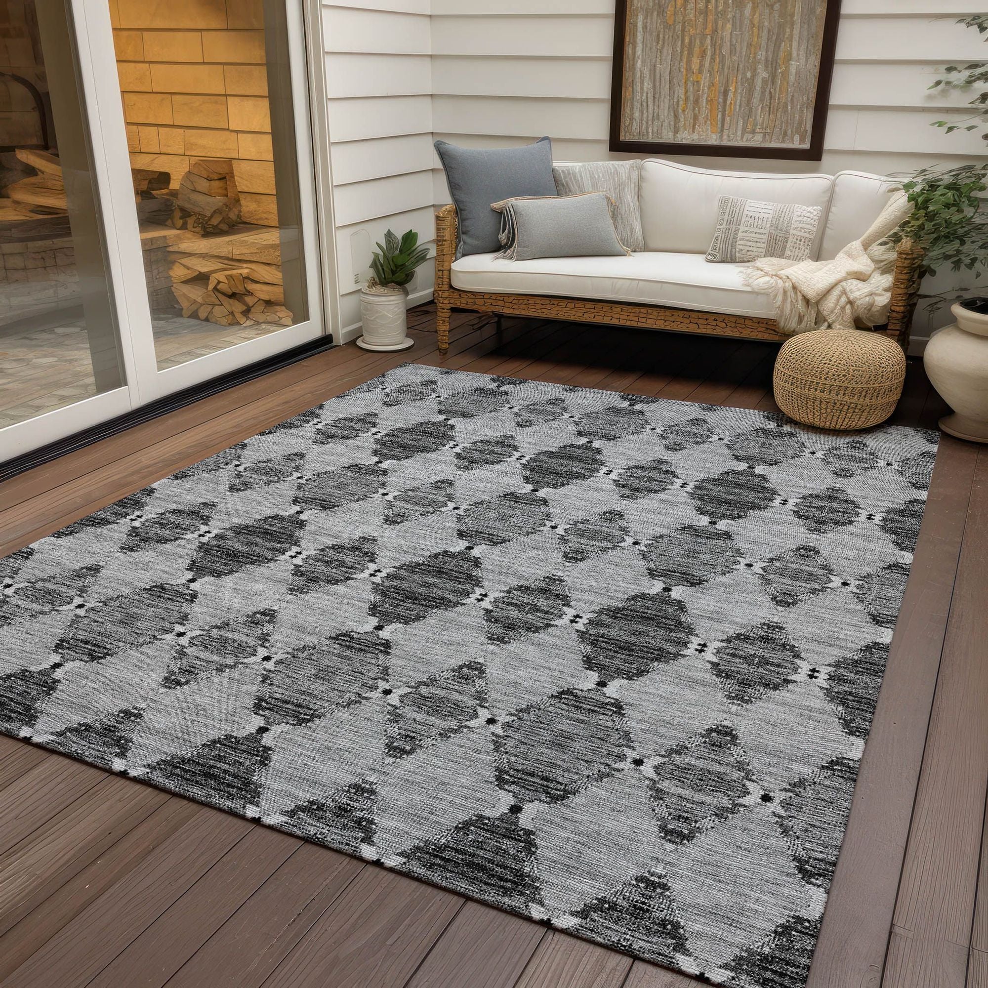 Machine Made ACN610 Gray  Rugs #color_gray 