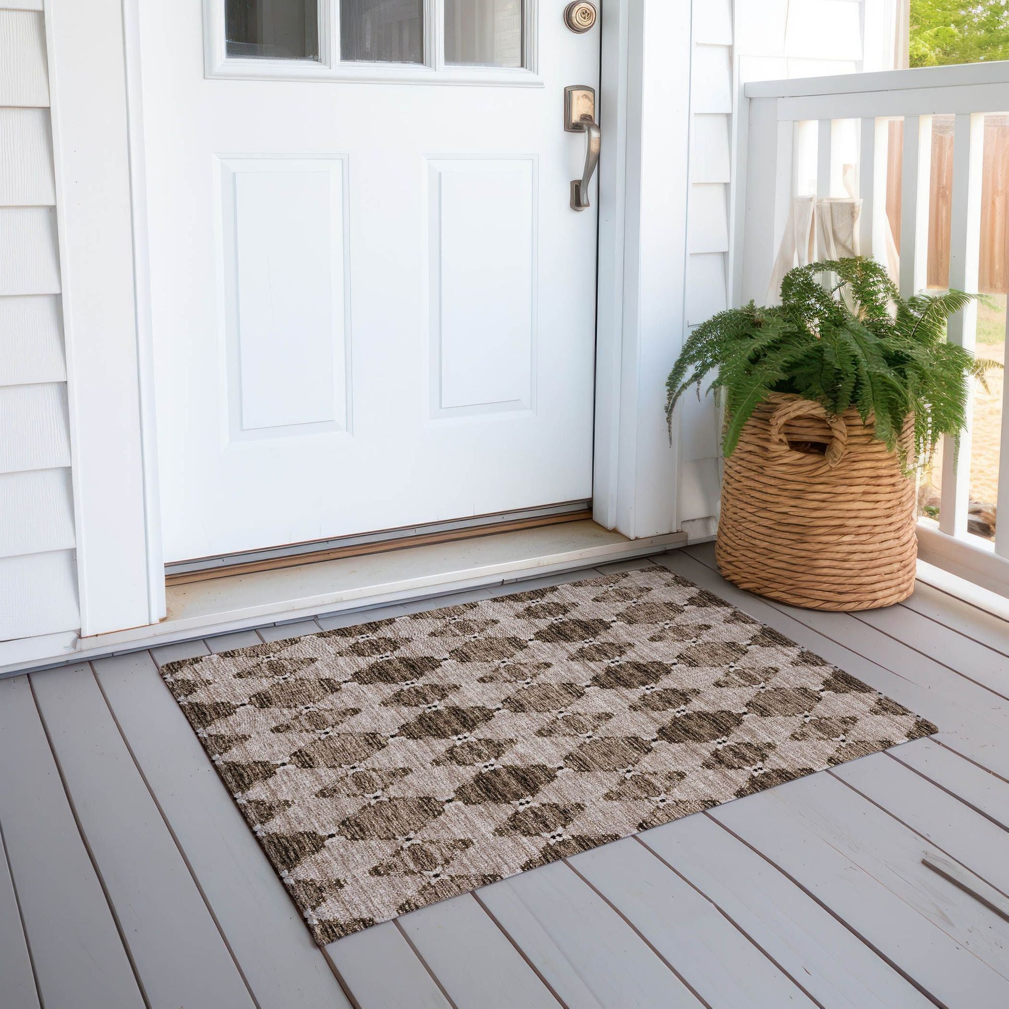 Machine Made ACN610 Mocha Brown Rugs #color_mocha brown