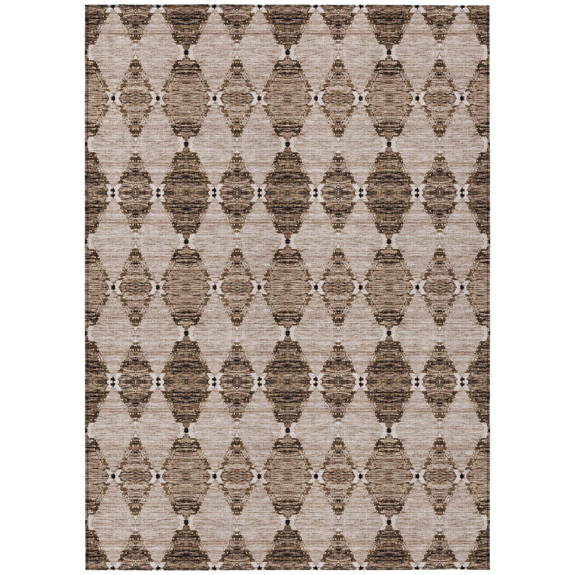 Machine Made ACN610 Mocha Brown Rugs #color_mocha brown