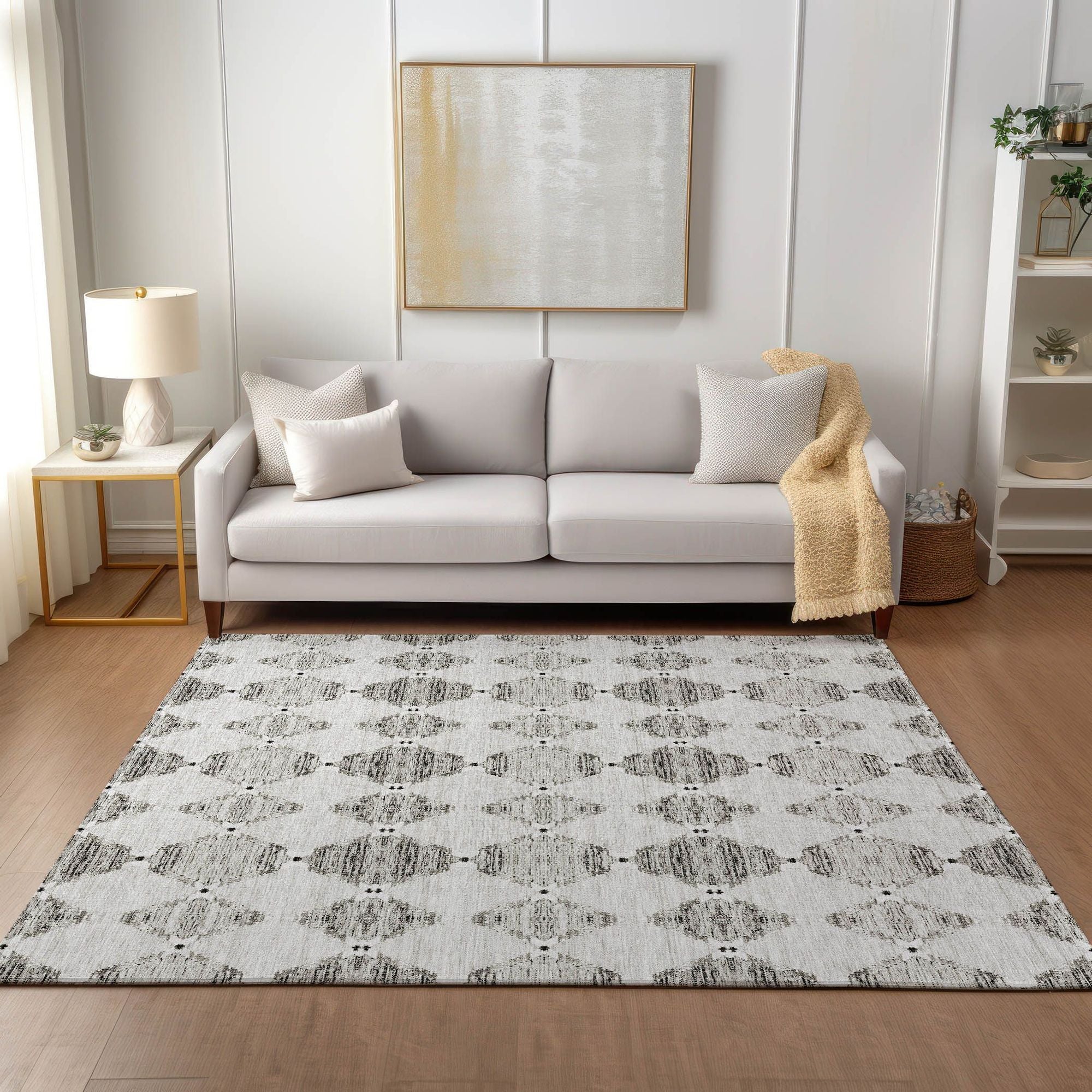 Machine Made ACN610 Taupe Brown Rugs #color_taupe brown