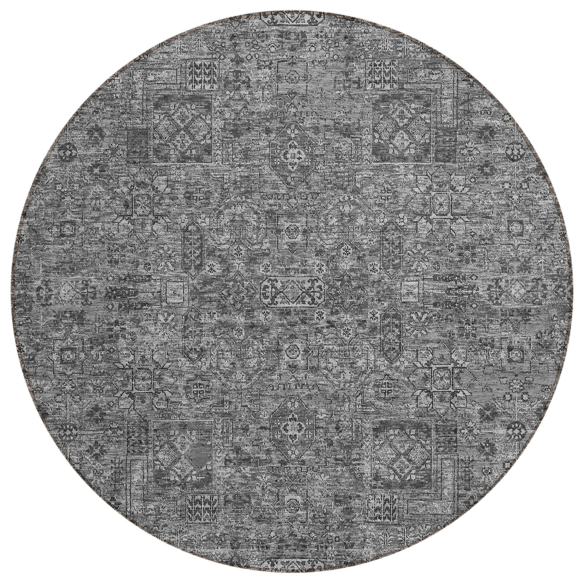 Machine Made ACN611 Charcoal Gray Rugs #color_charcoal gray