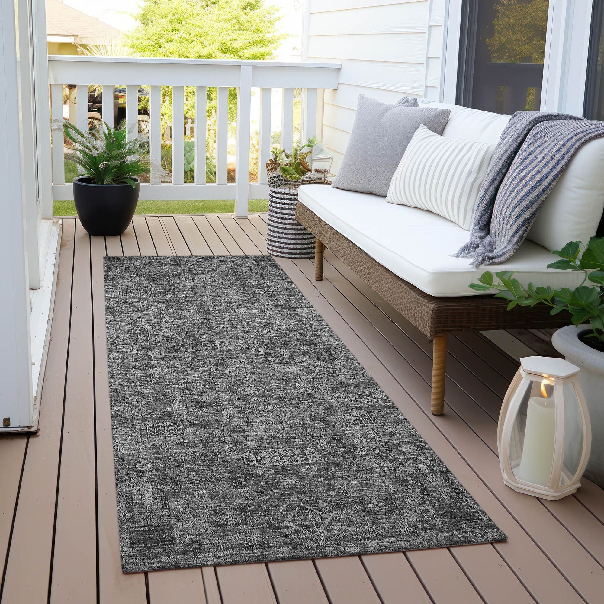 Machine Made ACN611 Charcoal Gray Rugs #color_charcoal gray