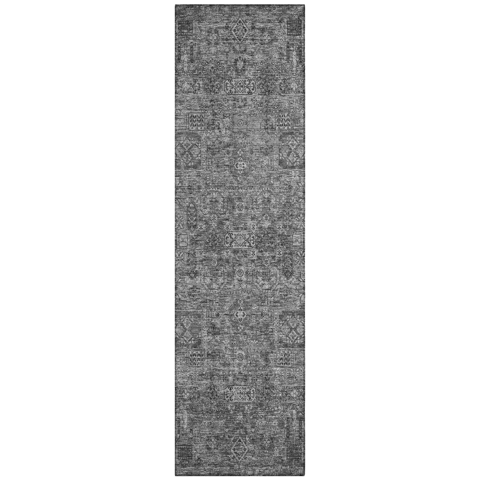 Machine Made ACN611 Charcoal Gray Rugs #color_charcoal gray