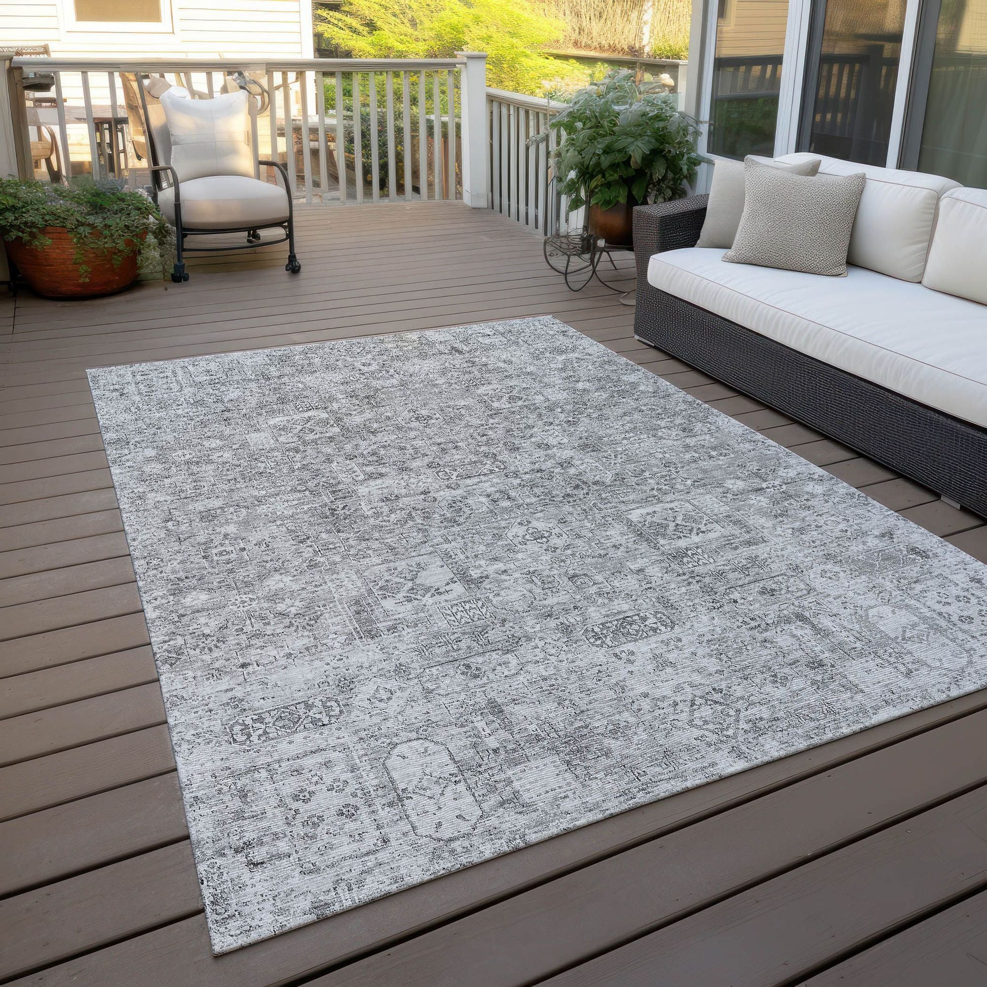 Machine Made ACN611 Gray  Rugs #color_gray 