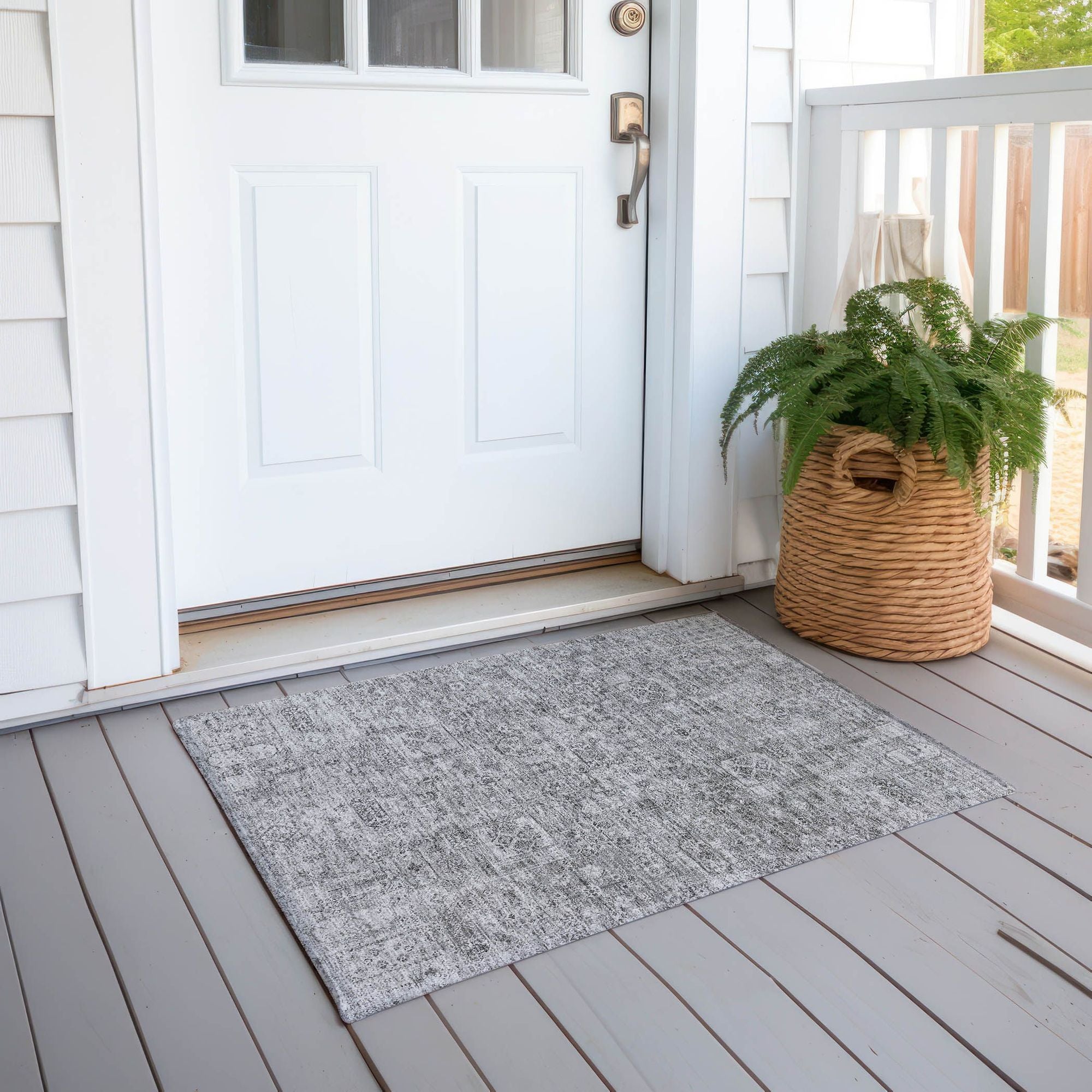 Machine Made ACN611 Gray  Rugs #color_gray 