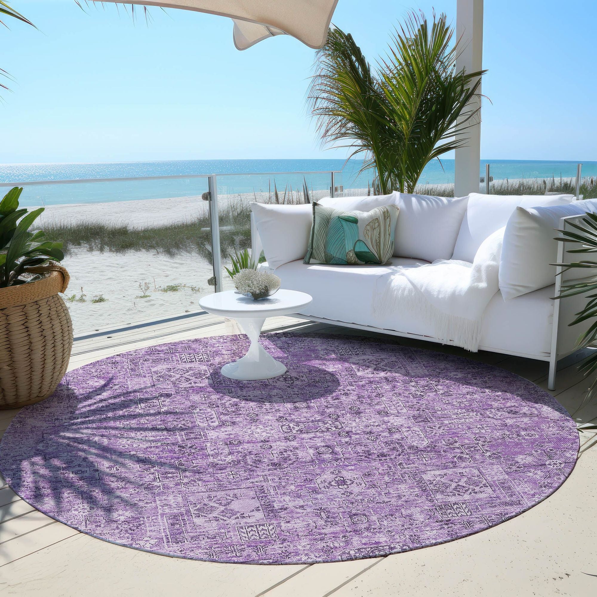 Machine Made ACN611 Lilac Purple Rugs #color_lilac purple