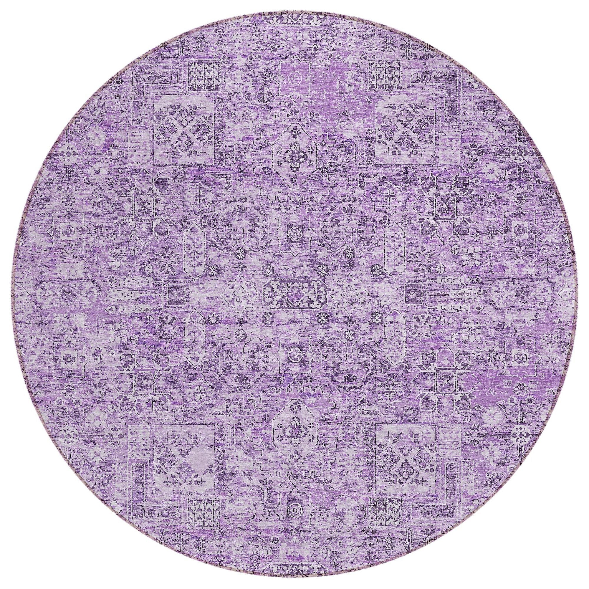 Machine Made ACN611 Lilac Purple Rugs #color_lilac purple