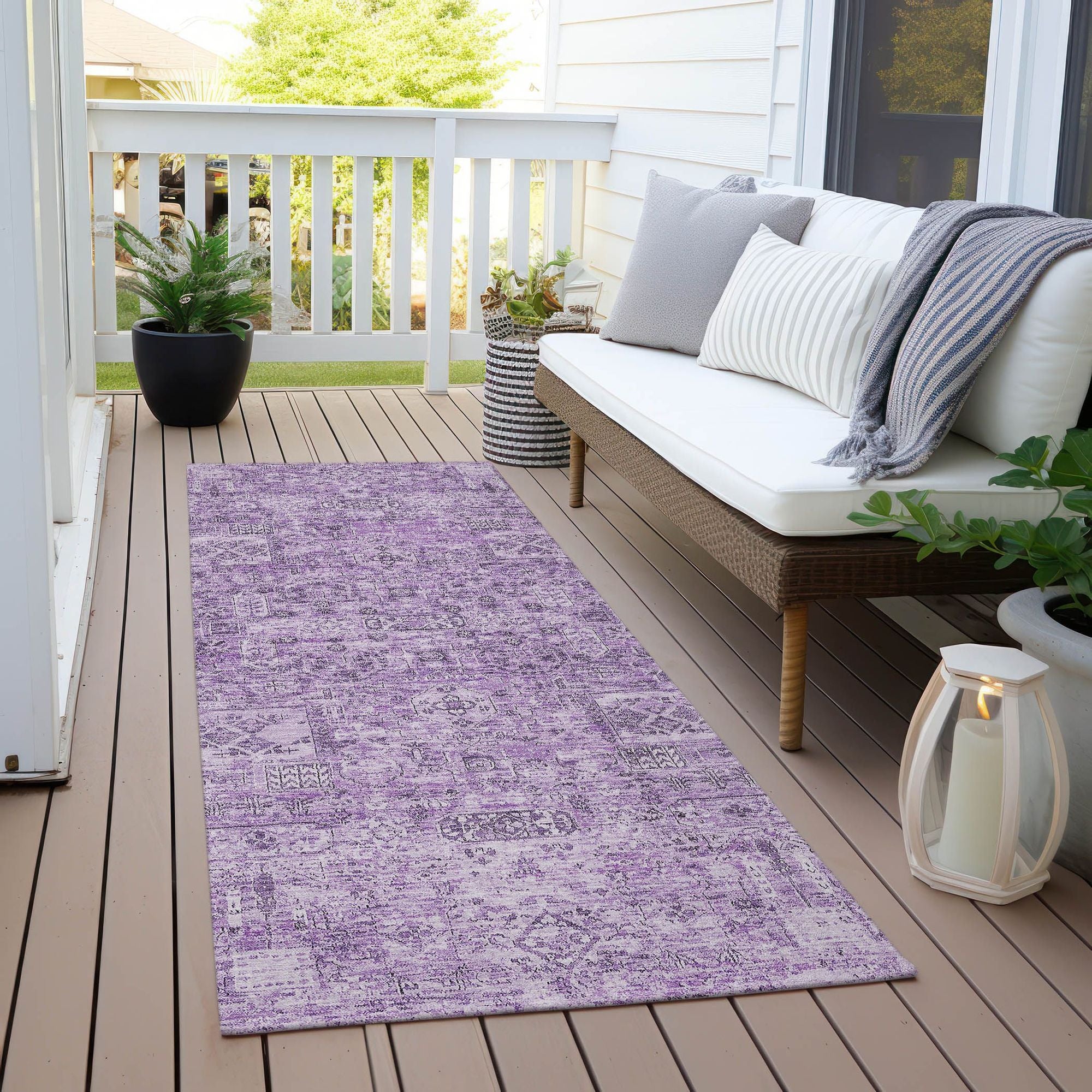 Machine Made ACN611 Lilac Purple Rugs #color_lilac purple