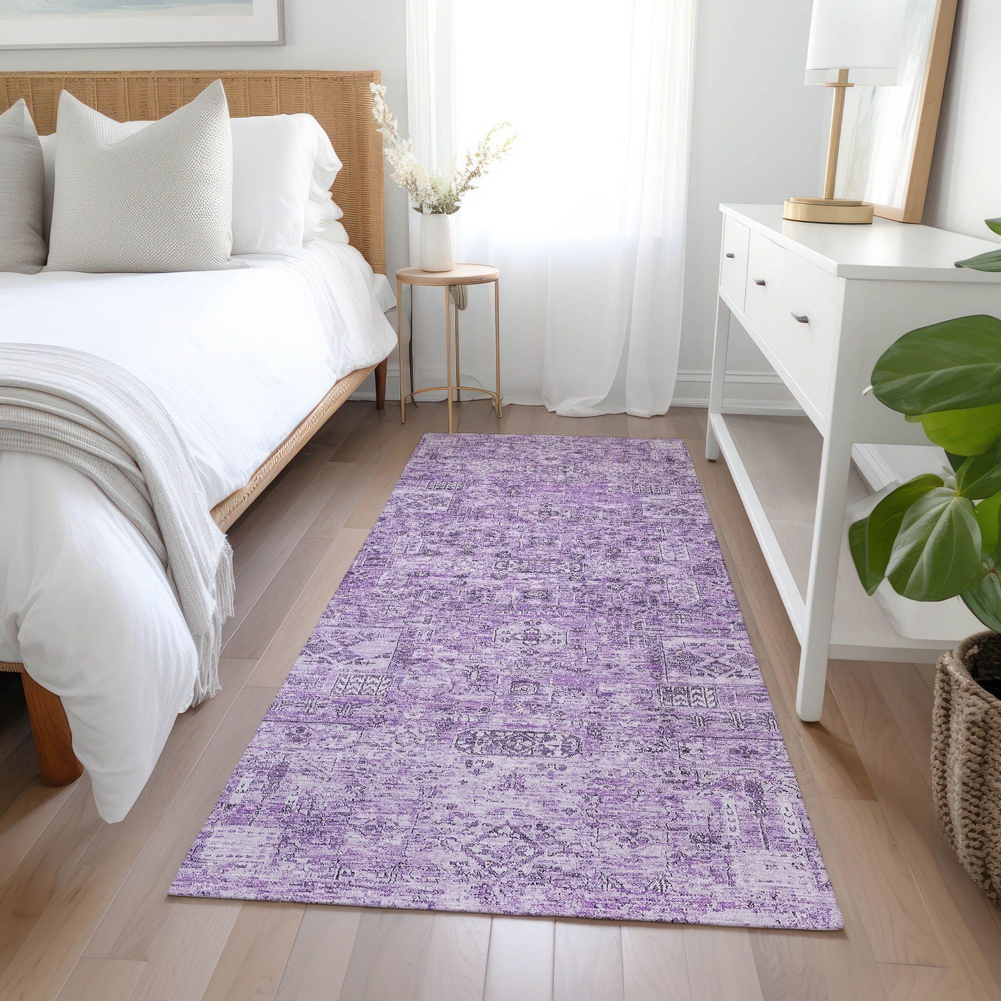 Machine Made ACN611 Lilac Purple Rugs #color_lilac purple