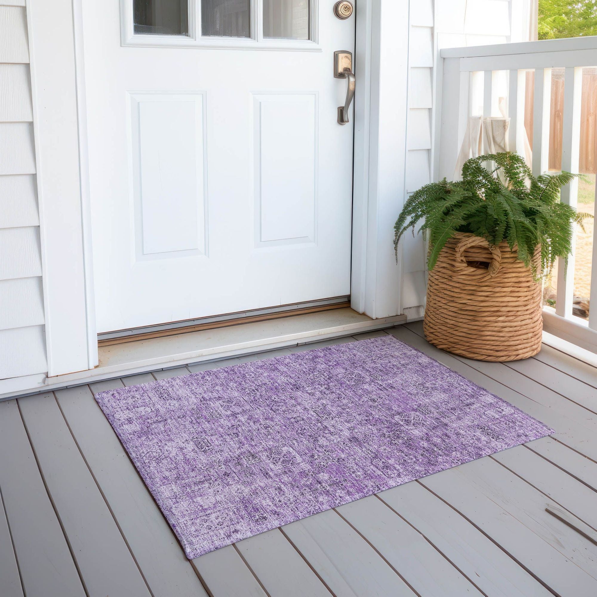 Machine Made ACN611 Lilac Purple Rugs #color_lilac purple