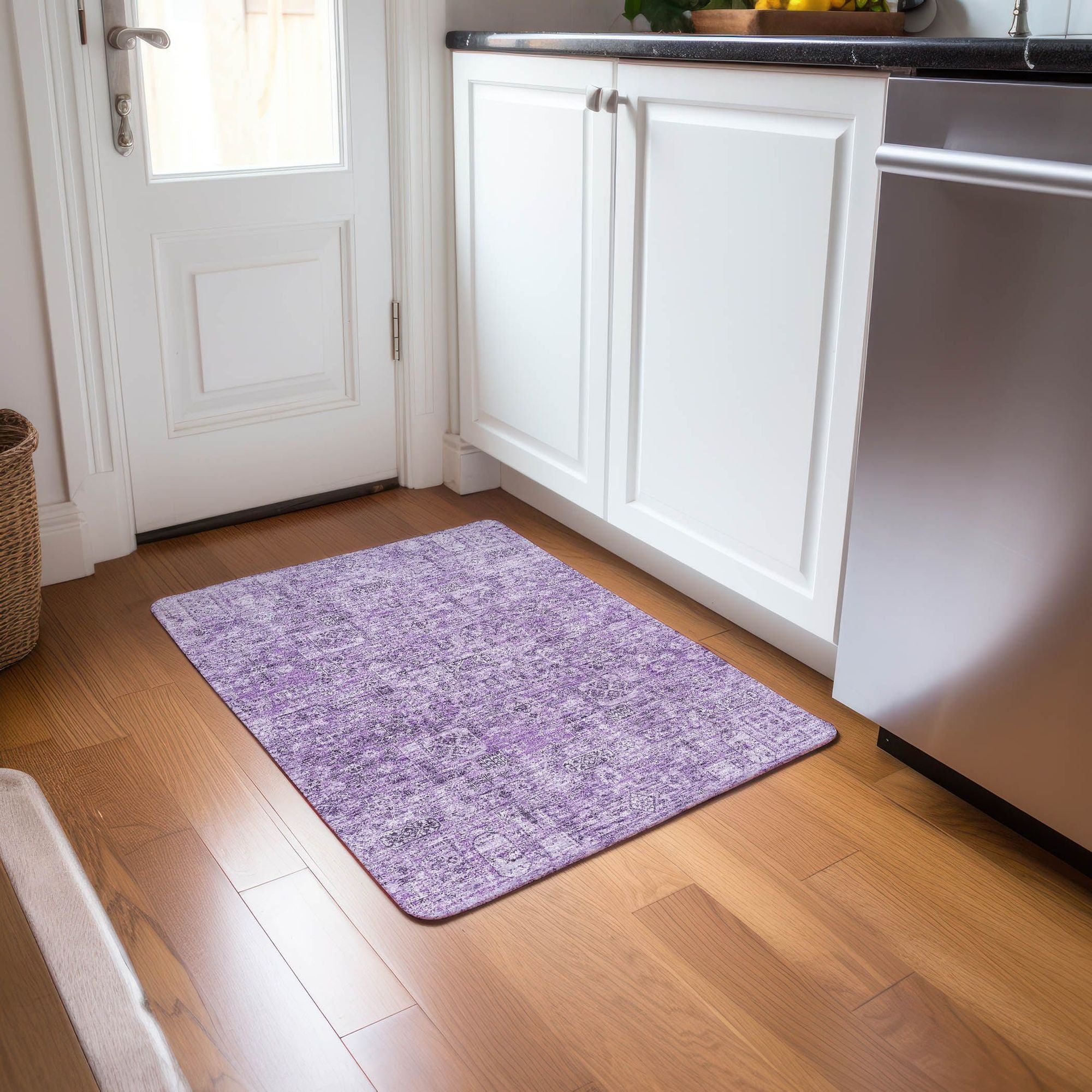 Machine Made ACN611 Lilac Purple Rugs #color_lilac purple