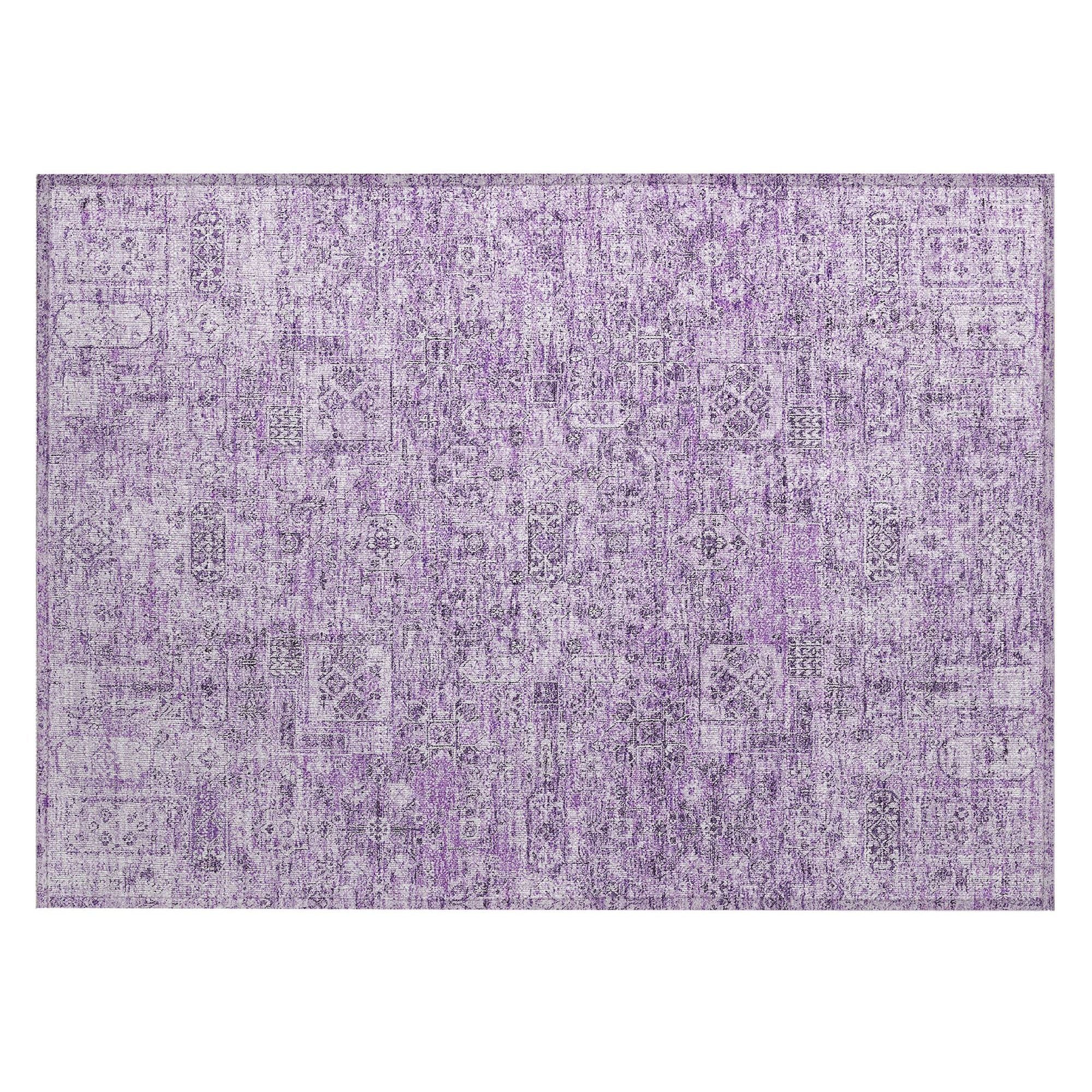 Machine Made ACN611 Lilac Purple Rugs #color_lilac purple