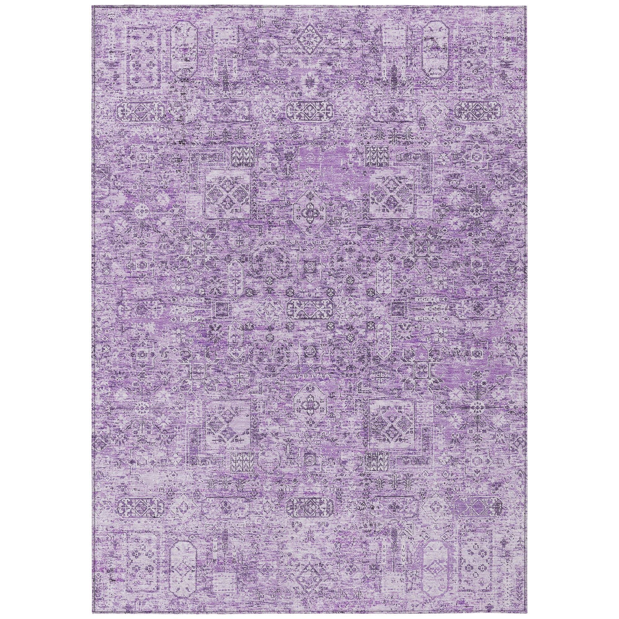 Machine Made ACN611 Lilac Purple Rugs #color_lilac purple