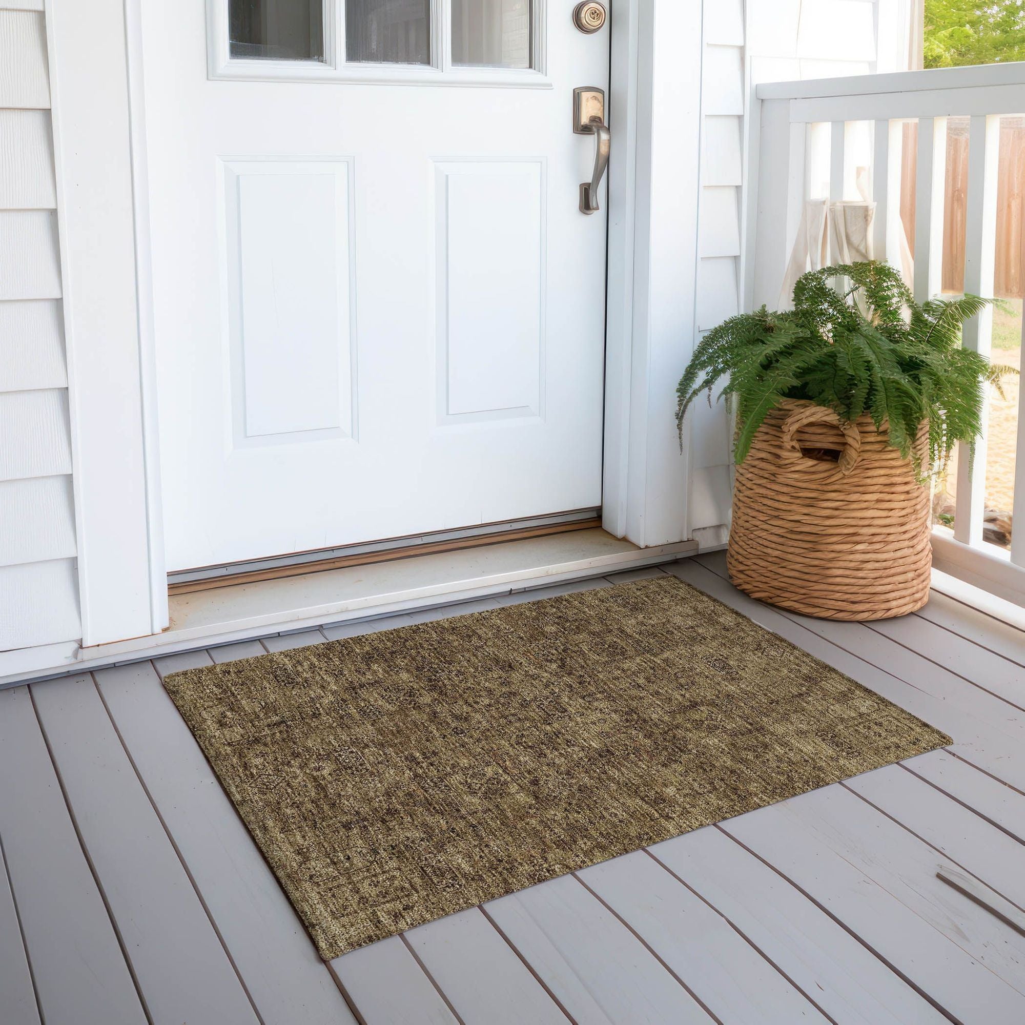 Machine Made ACN611 Mocha Brown Rugs #color_mocha brown