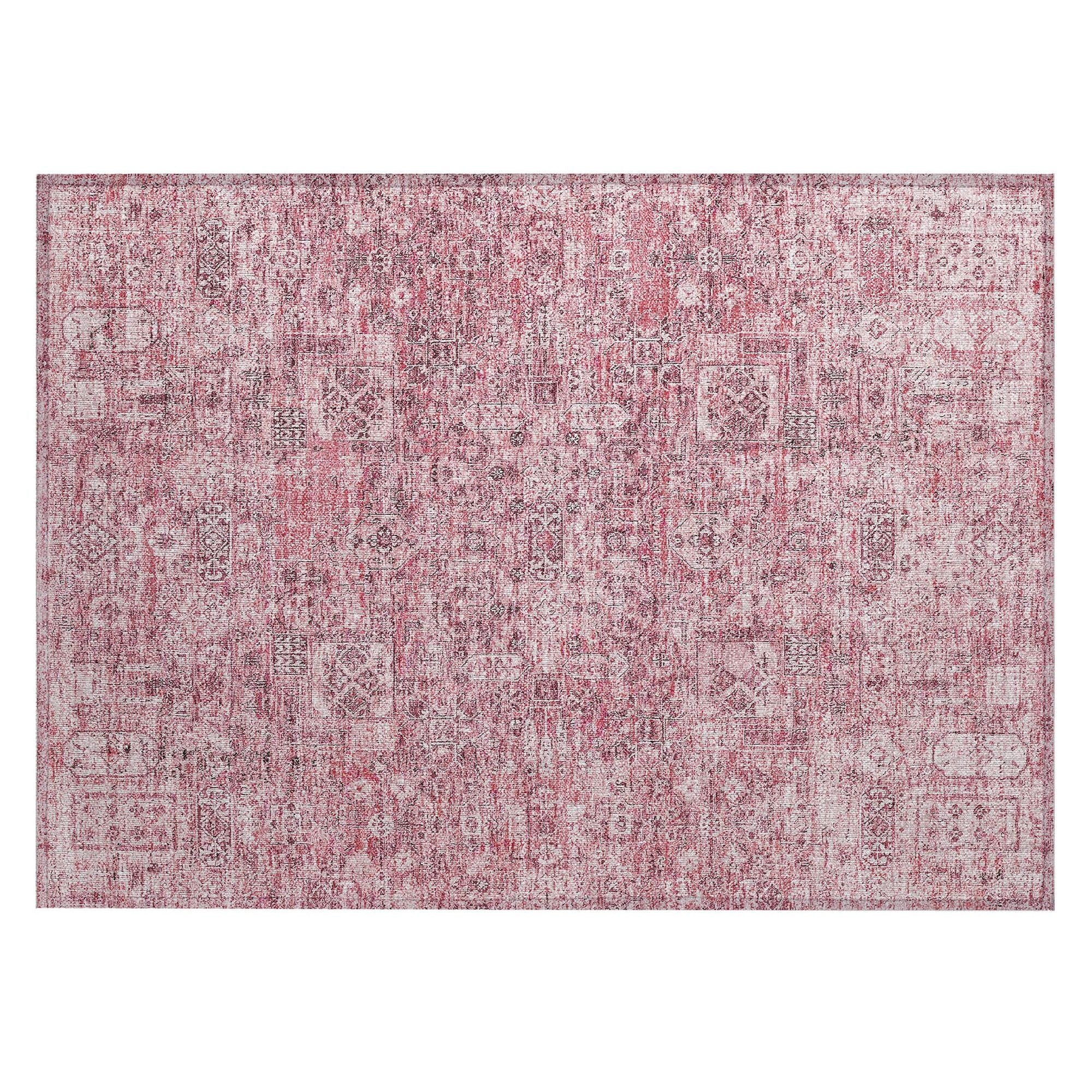 Machine Made ACN611 Pink  Rugs #color_pink 