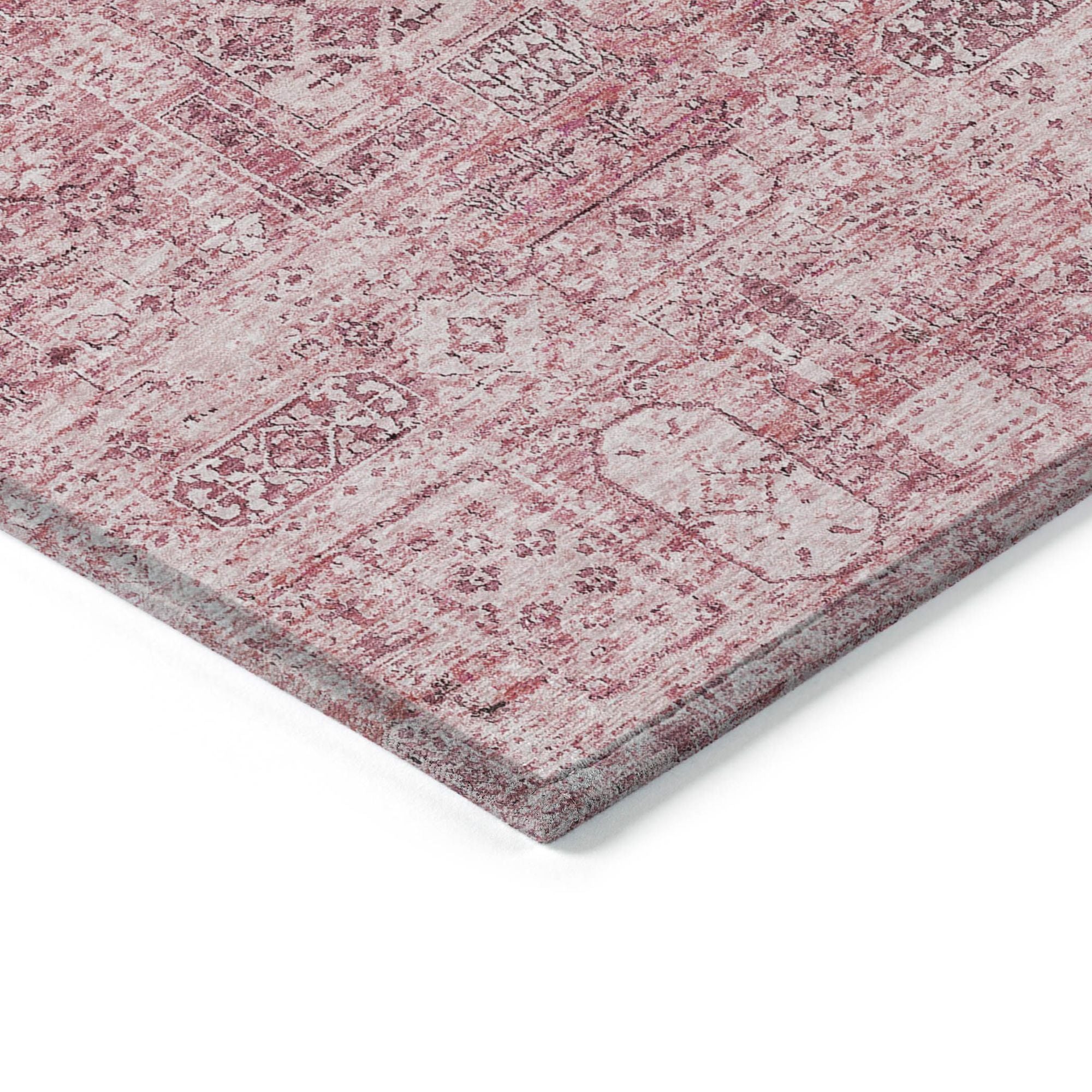 Machine Made ACN611 Pink  Rugs #color_pink 