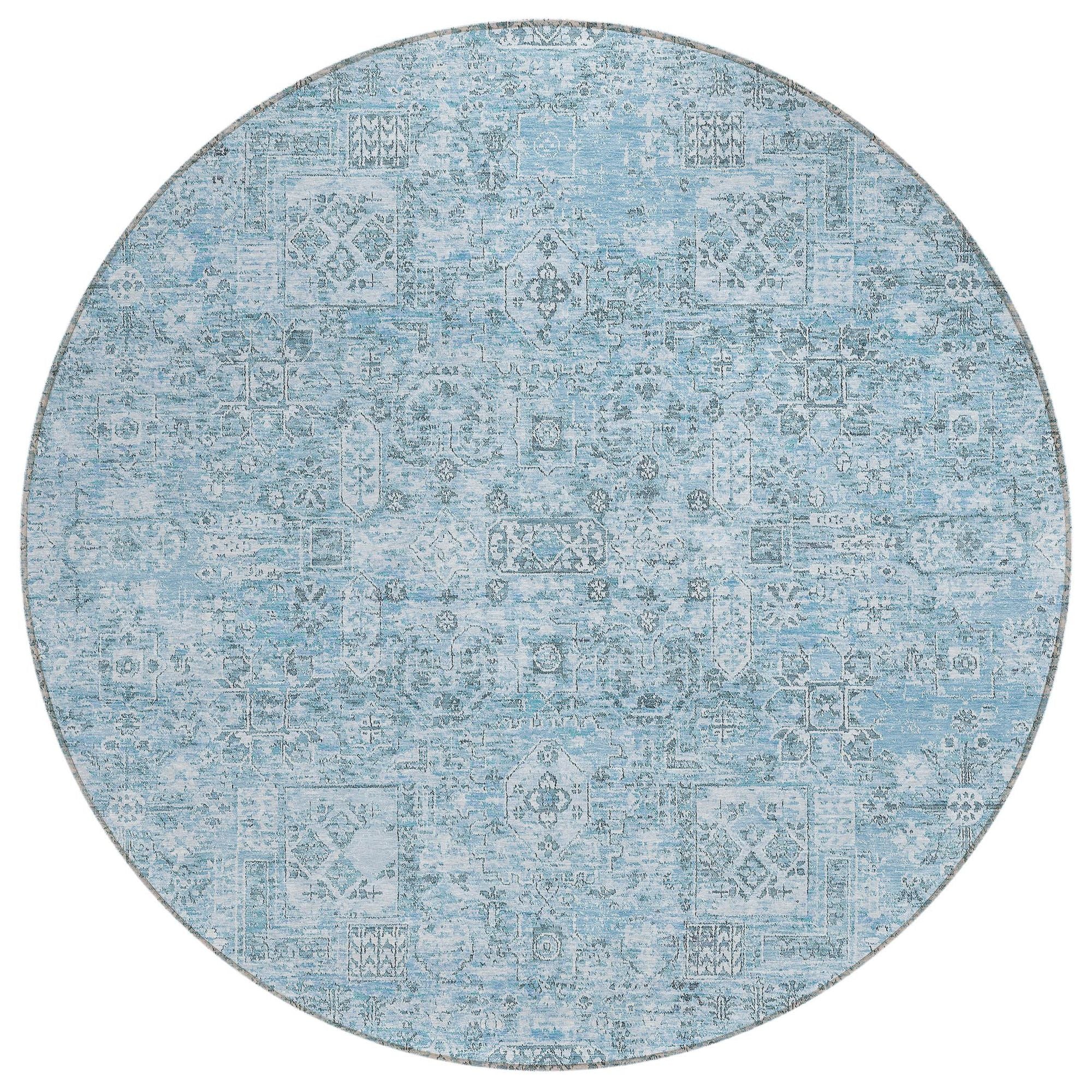 Machine Made ACN611 Sky Blue Rugs #color_sky blue