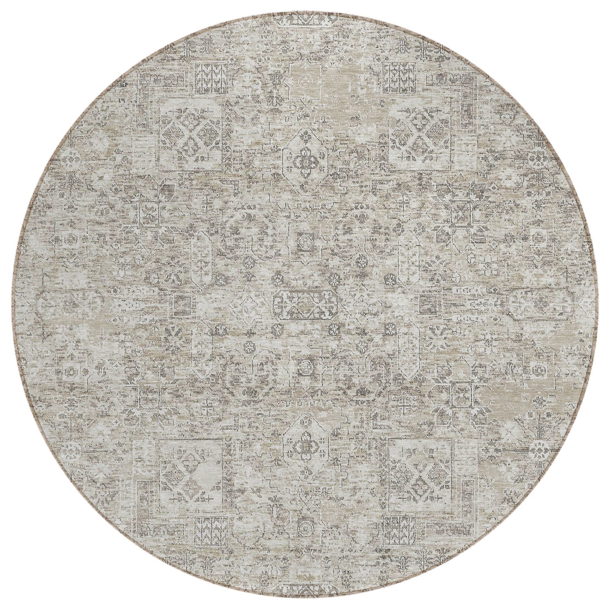 Machine Made ACN611 Taupe Brown Rugs #color_taupe brown