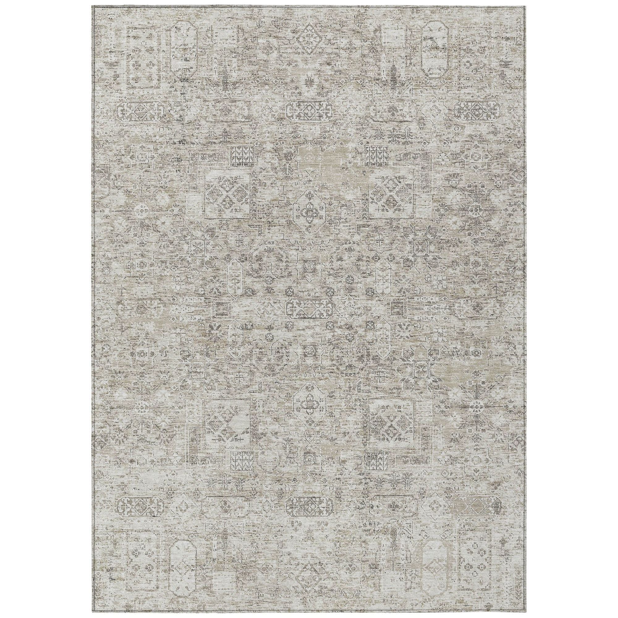 Machine Made ACN611 Taupe Brown Rugs #color_taupe brown