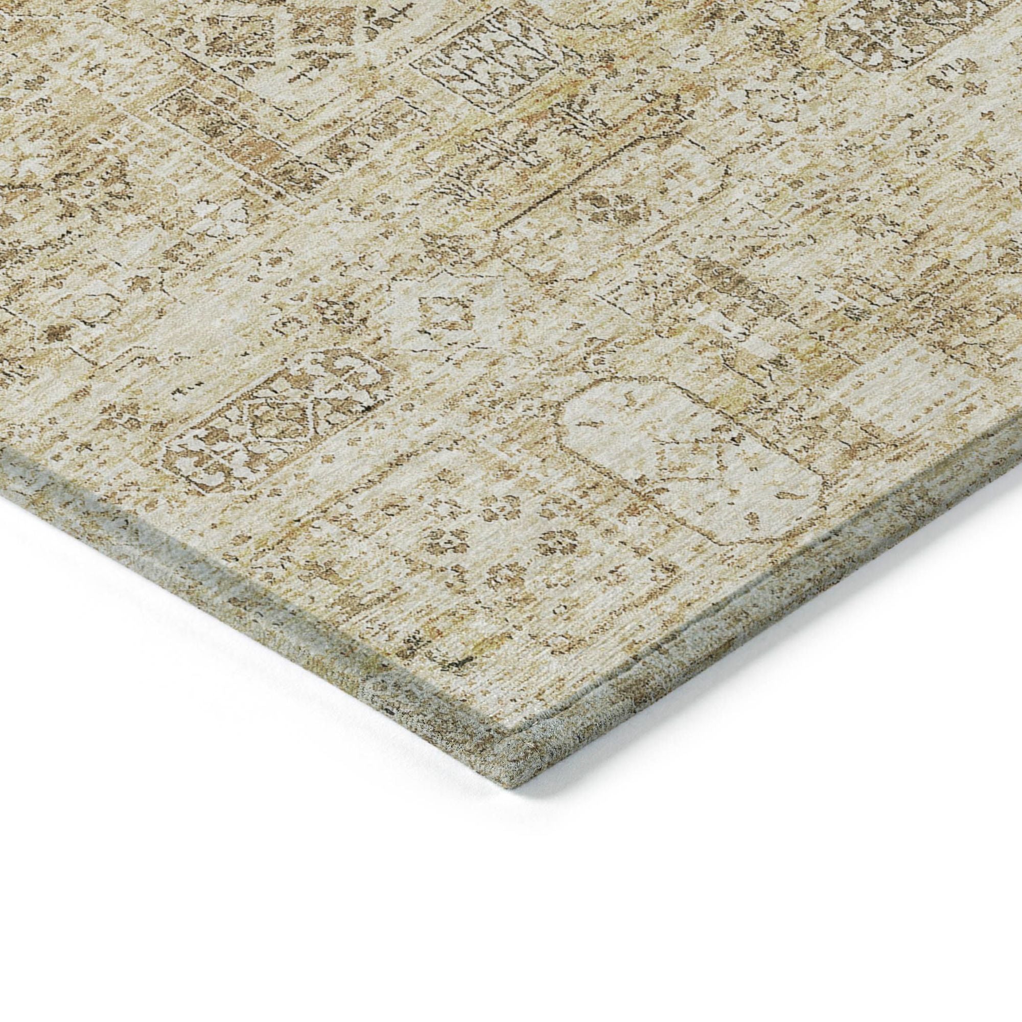 Machine Made ACN611 Wheat Gold Rugs #color_wheat gold