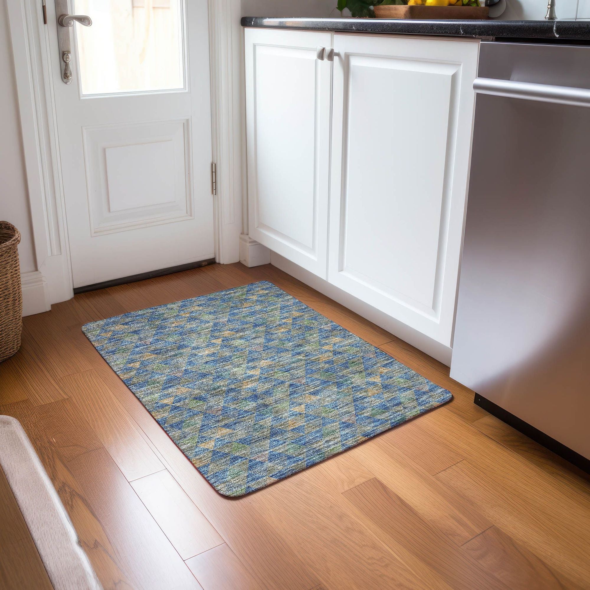 Machine Made ACN612 Blue  Rugs #color_blue 