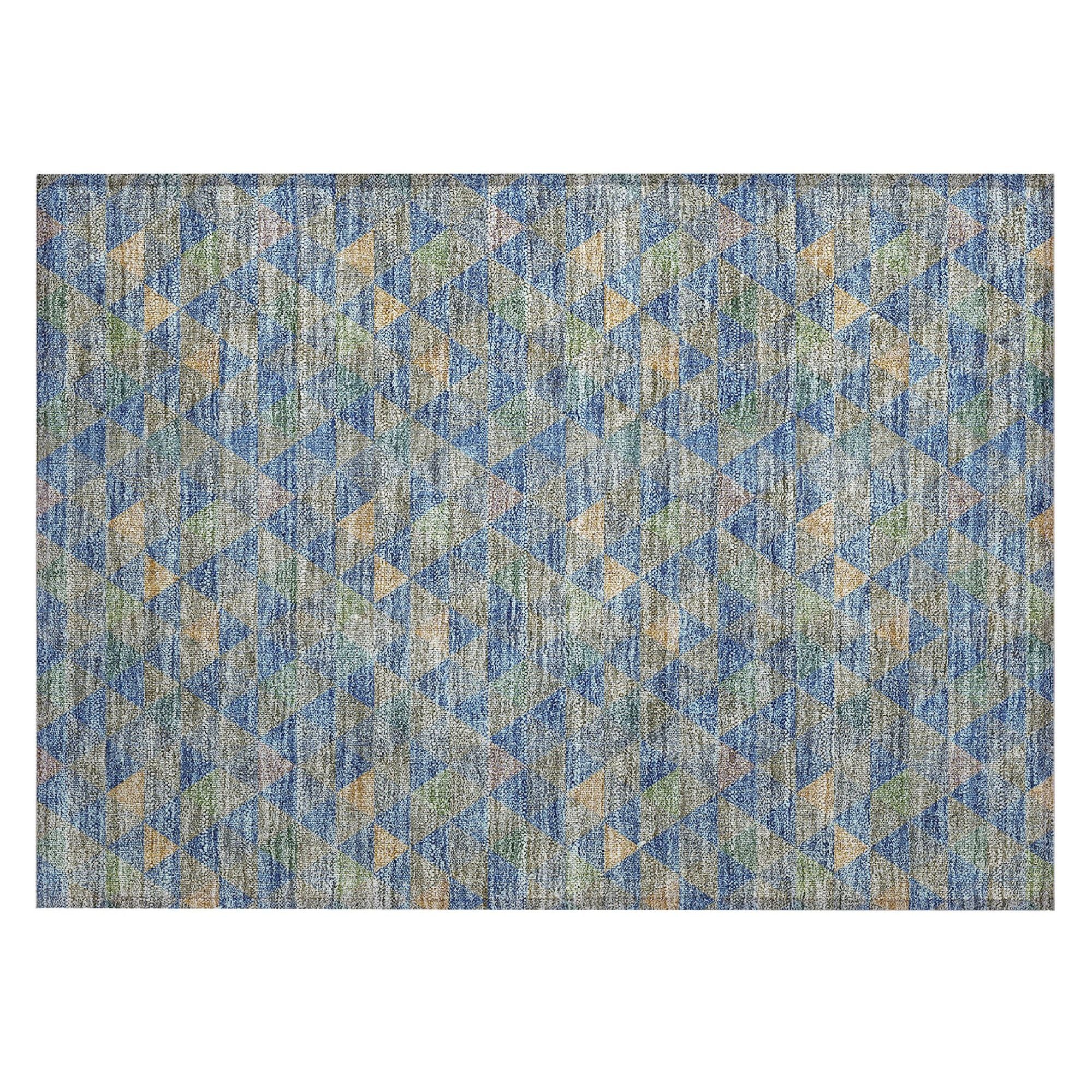 Machine Made ACN612 Blue  Rugs #color_blue 