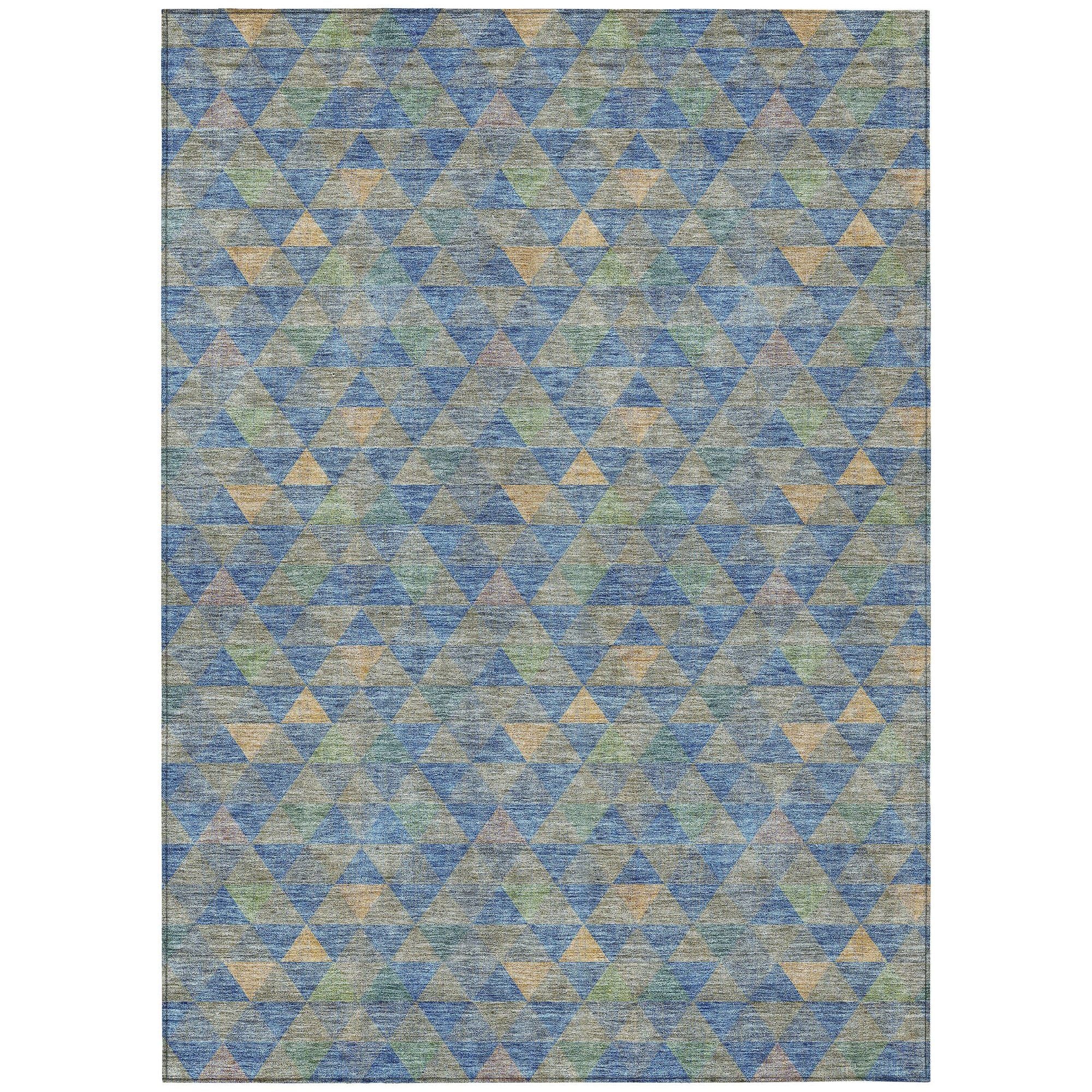 Machine Made ACN612 Blue  Rugs #color_blue 