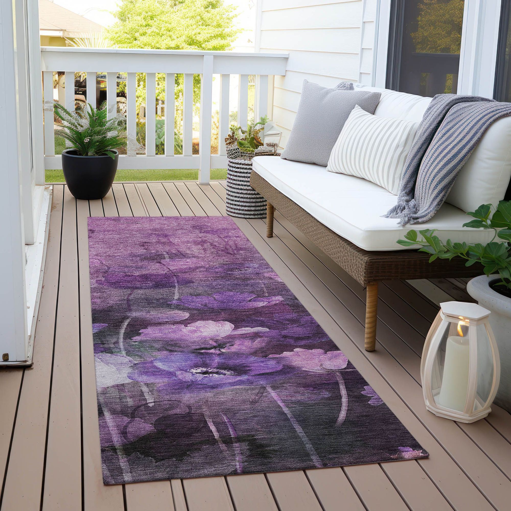 Machine Made ACN613 Purple  Rugs #color_purple 