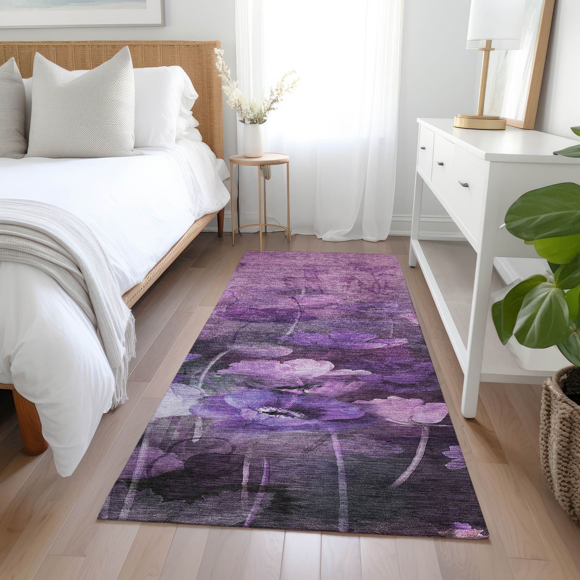 Machine Made ACN613 Purple  Rugs #color_purple 