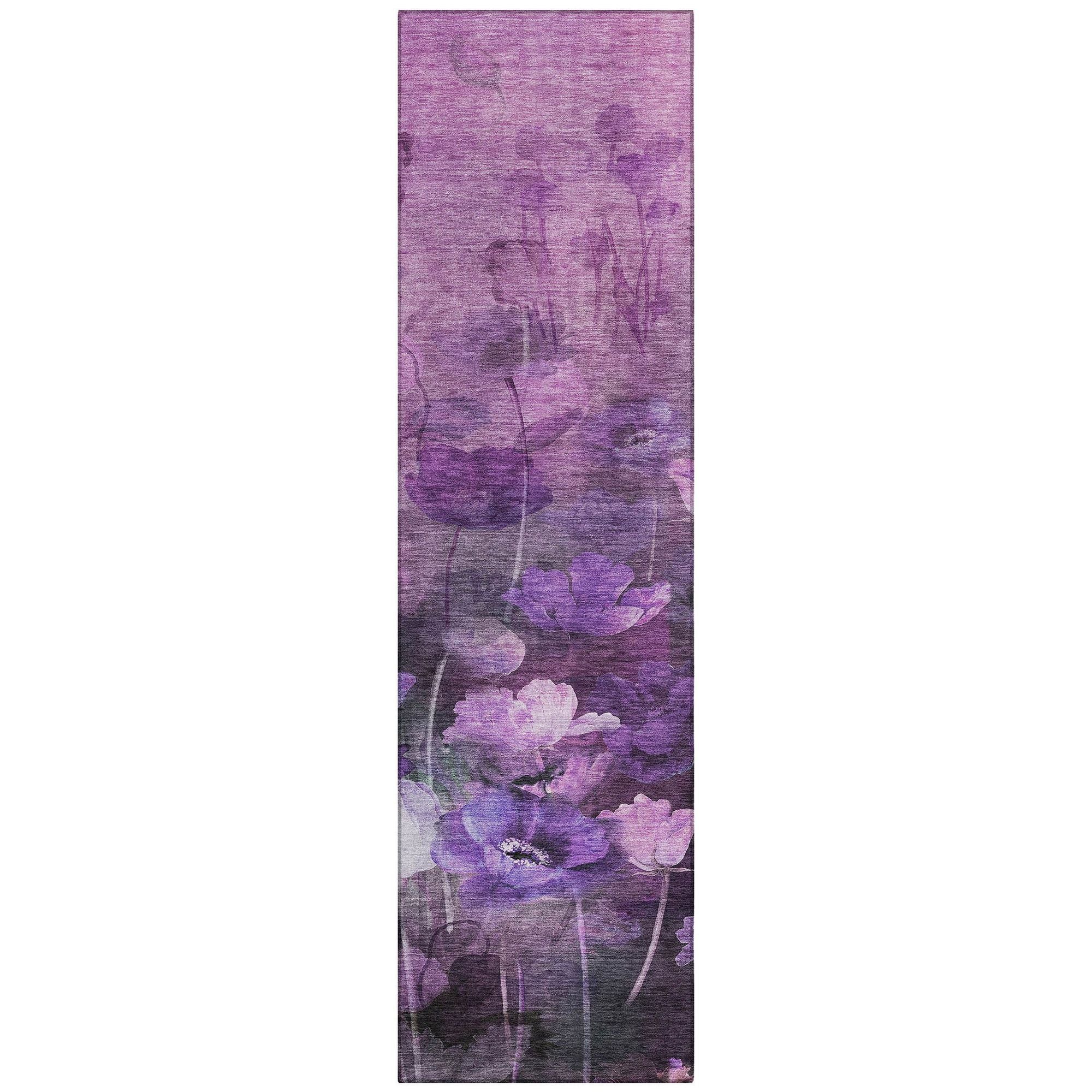 Machine Made ACN613 Purple  Rugs #color_purple 