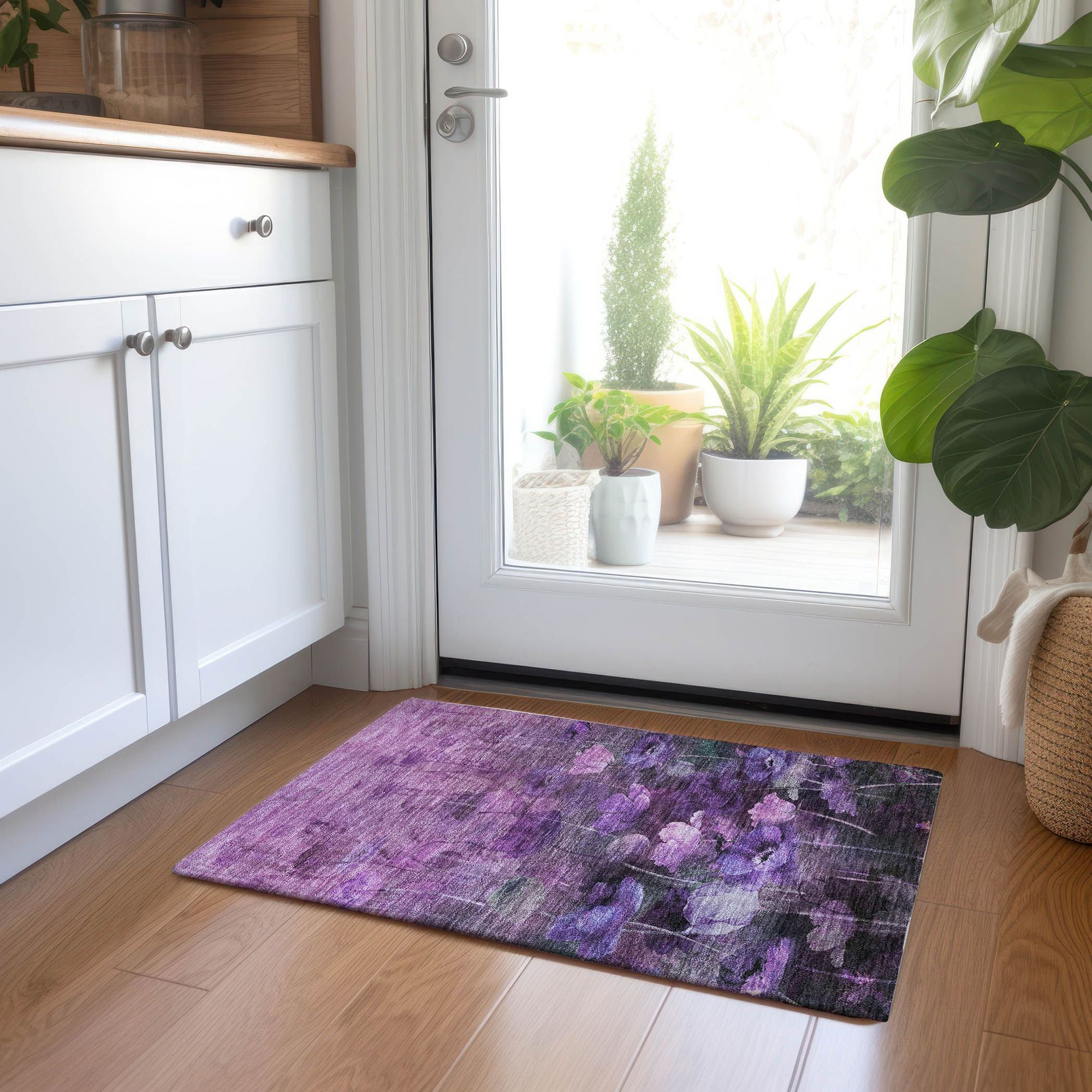 Machine Made ACN613 Purple  Rugs #color_purple 