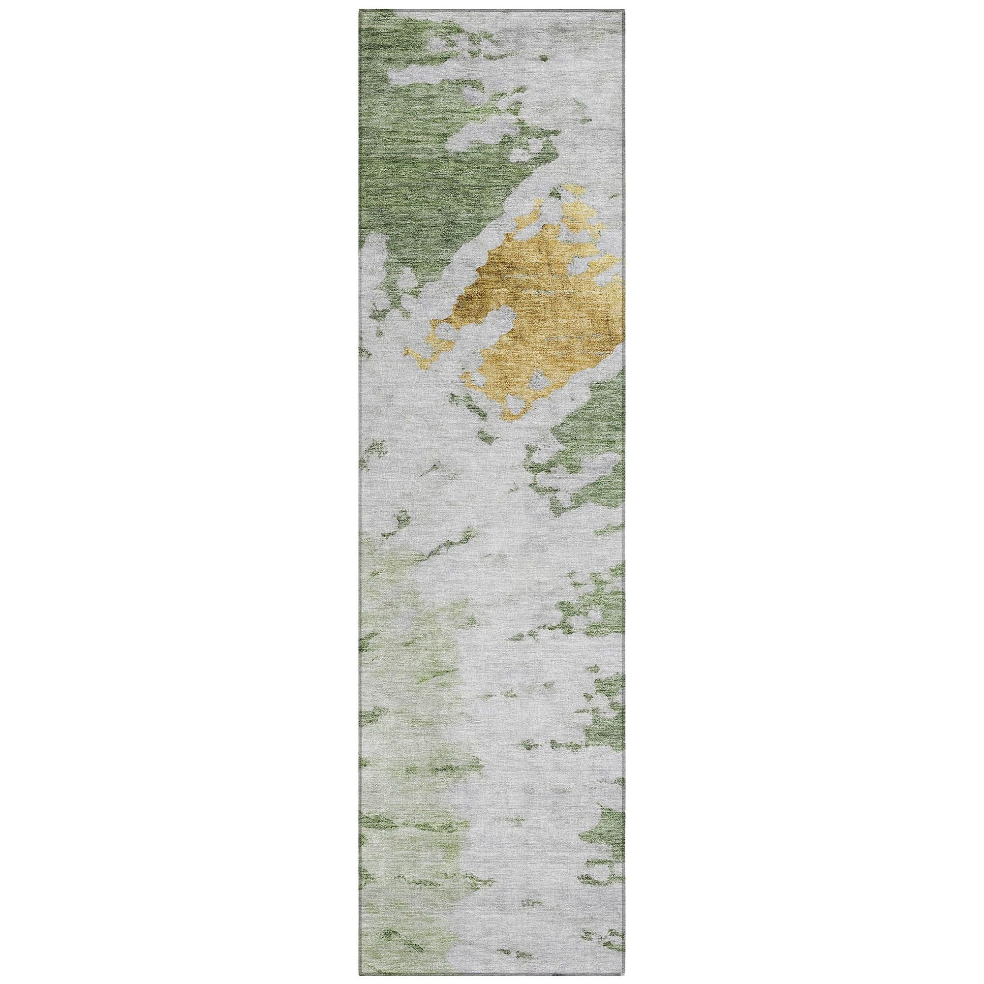 Machine Made ACN614 Aloe Green Rugs #color_aloe green