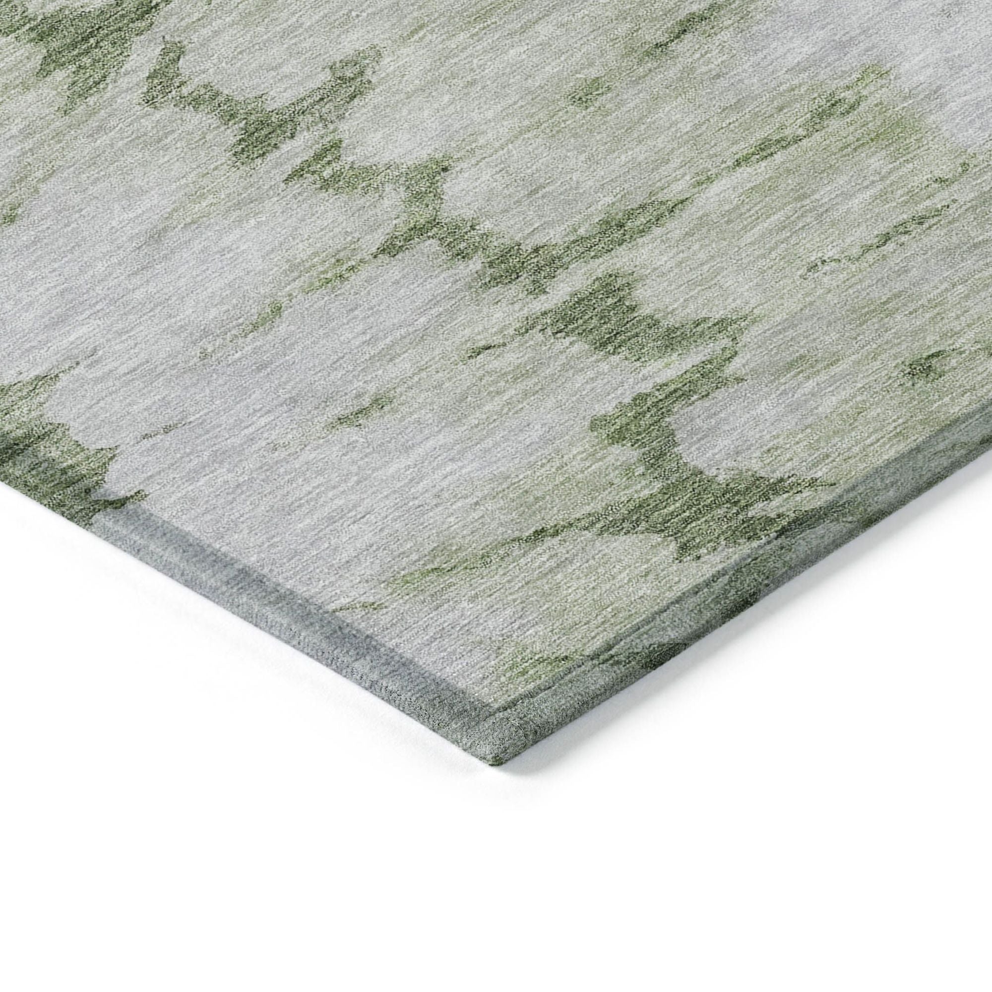 Machine Made ACN614 Aloe Green Rugs #color_aloe green