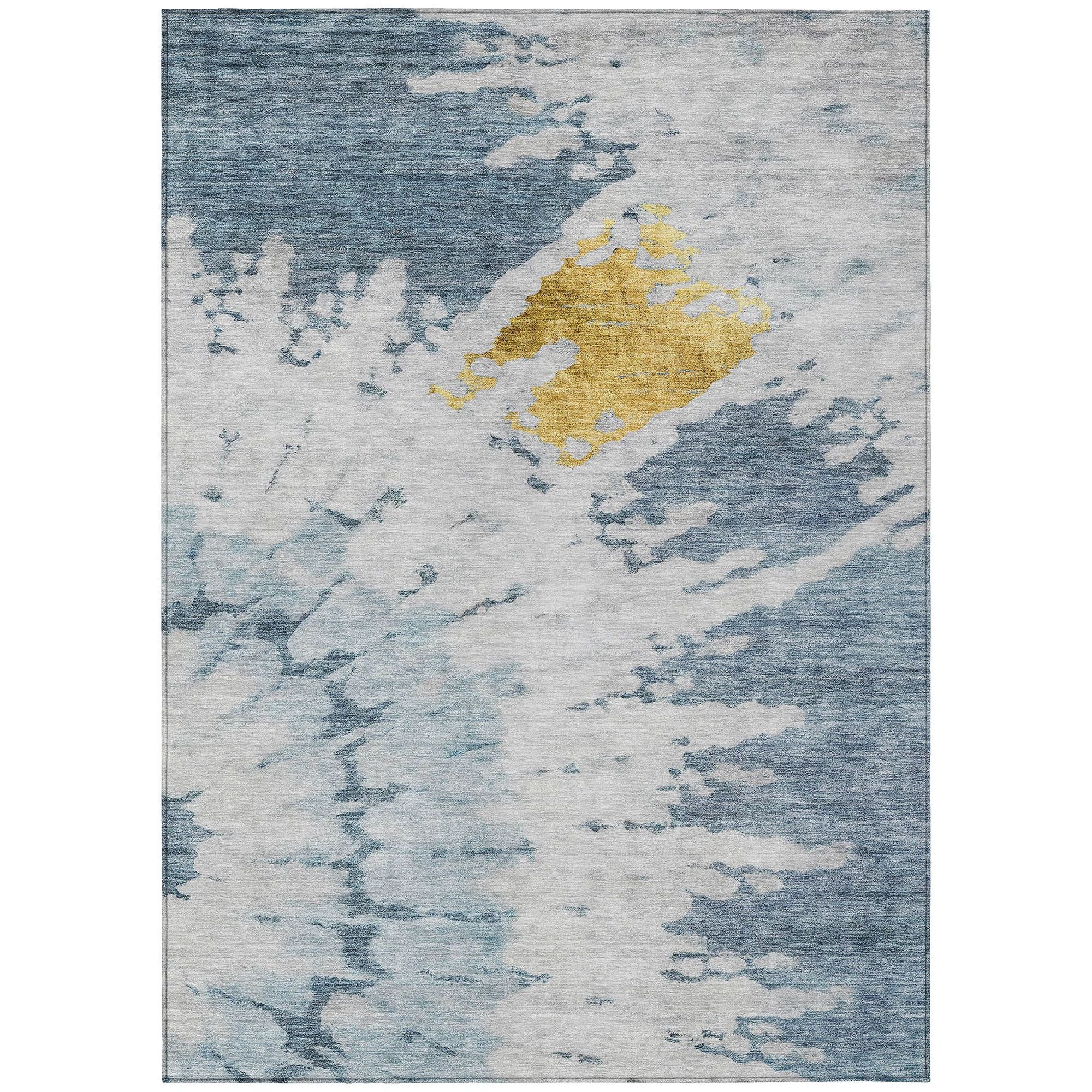 Machine Made ACN614 Blue  Rugs #color_blue 