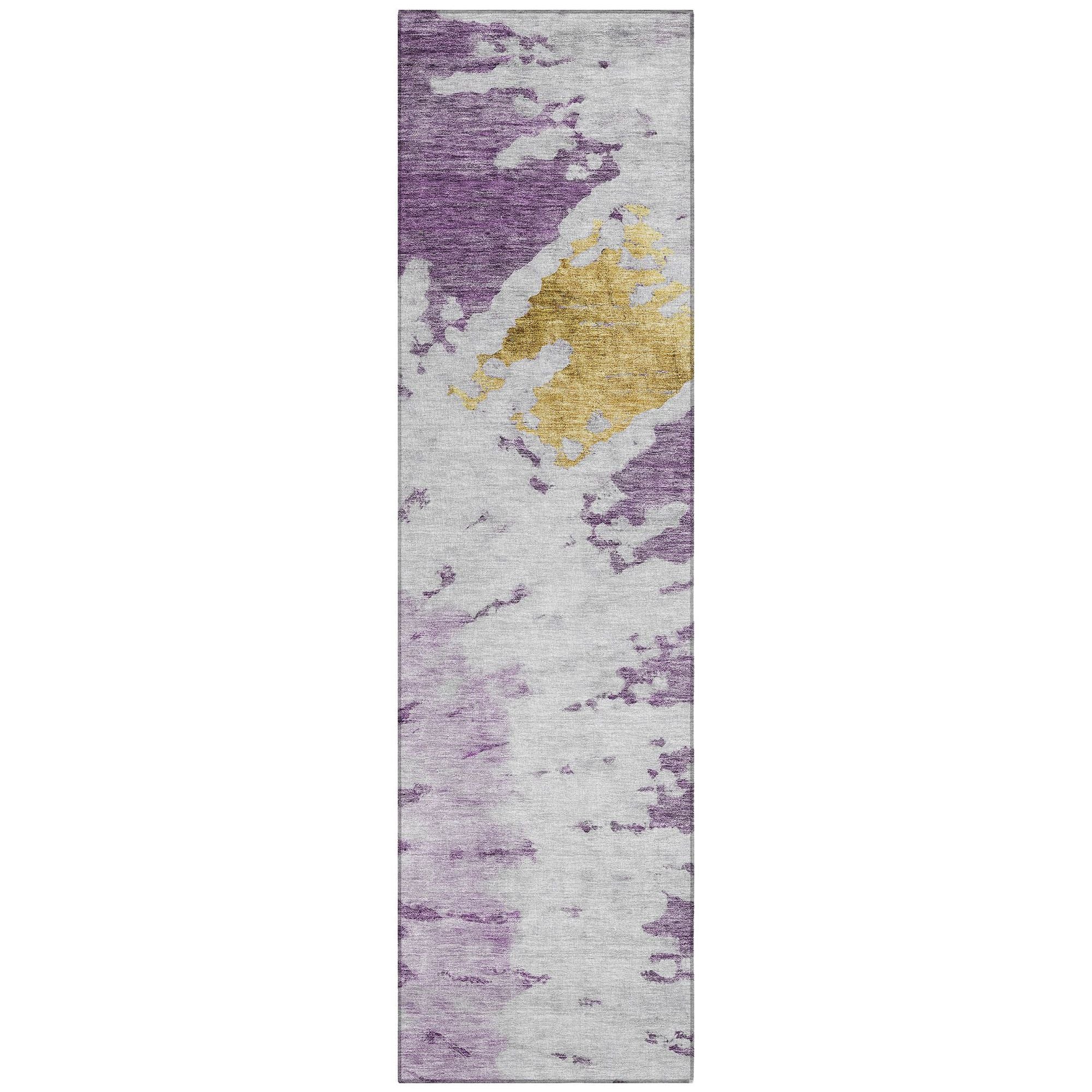 Machine Made ACN614 Purple  Rugs #color_purple 