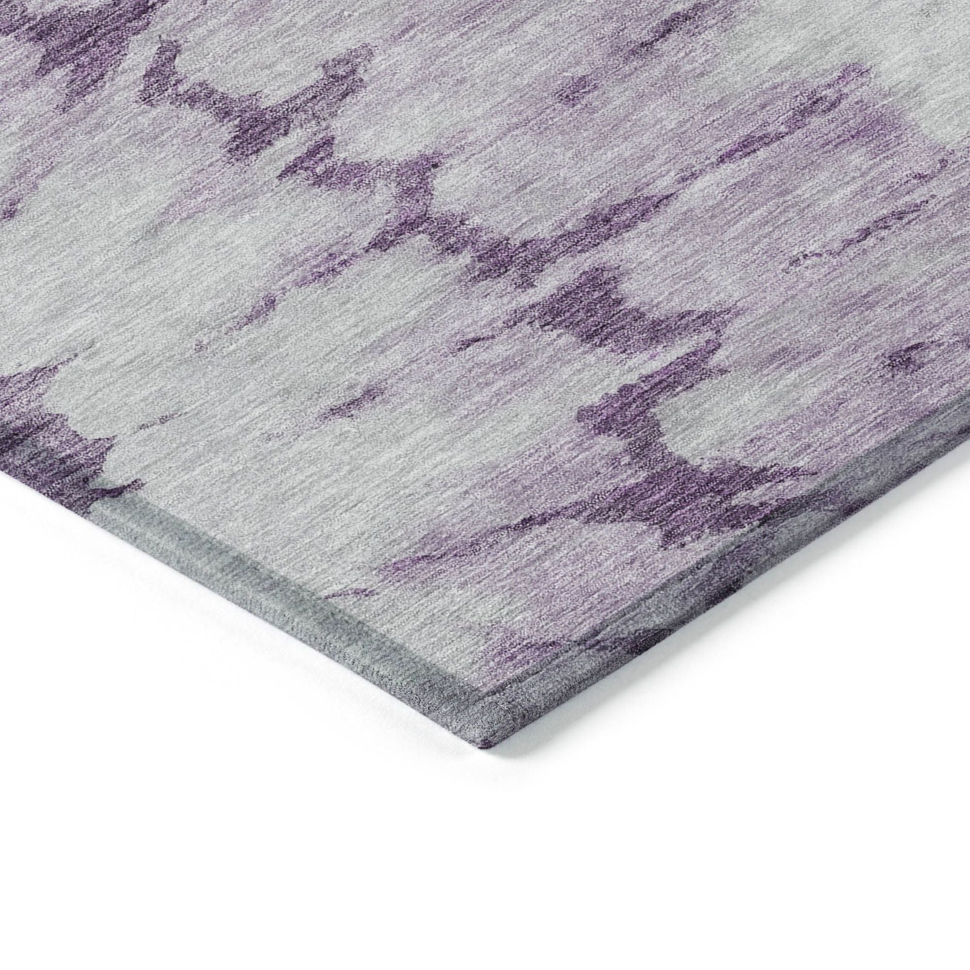 Machine Made ACN614 Purple  Rugs #color_purple 