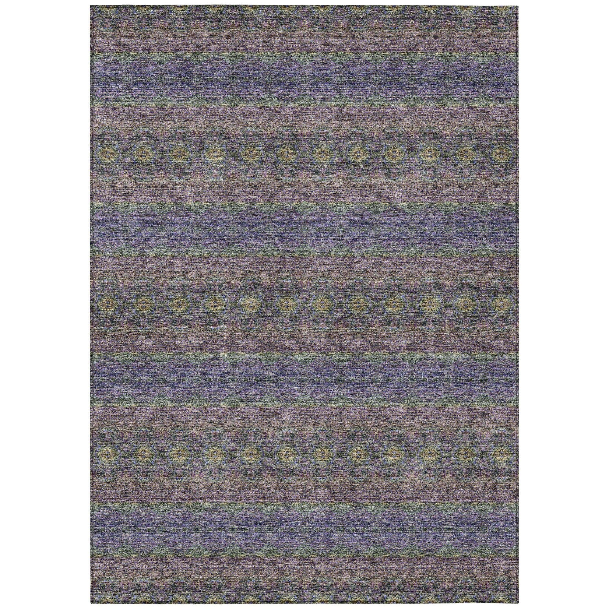 Machine Made ACN615 Purple  Rugs #color_purple 