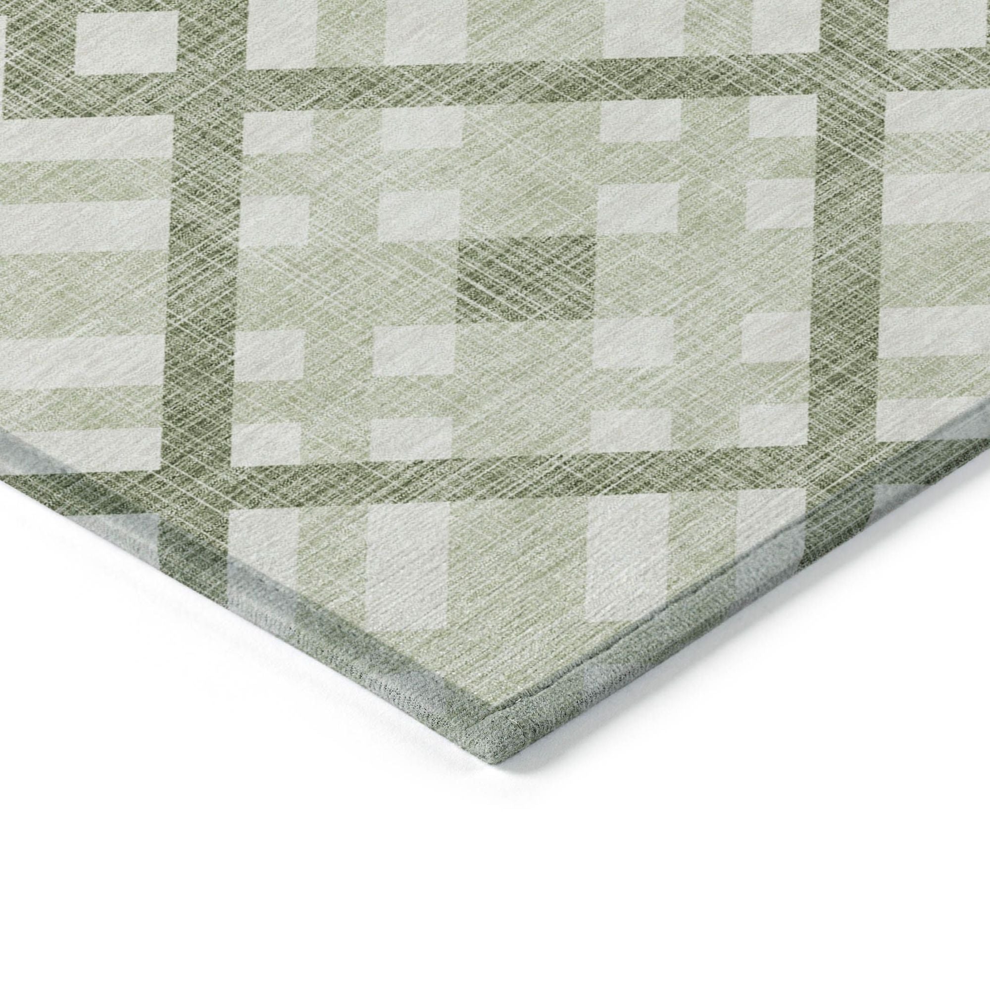 Machine Made ACN616 Aloe Green Rugs #color_aloe green