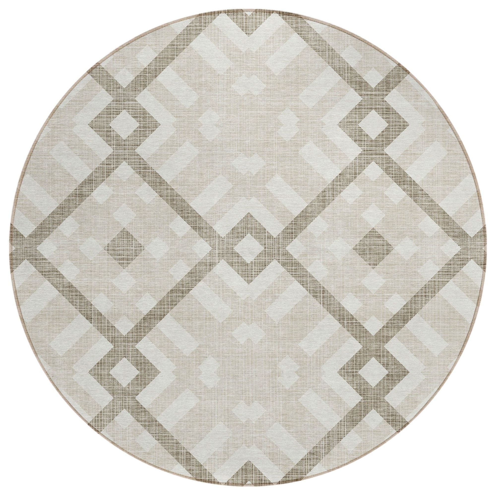 Machine Made ACN616 Beige Brown Rugs #color_beige brown